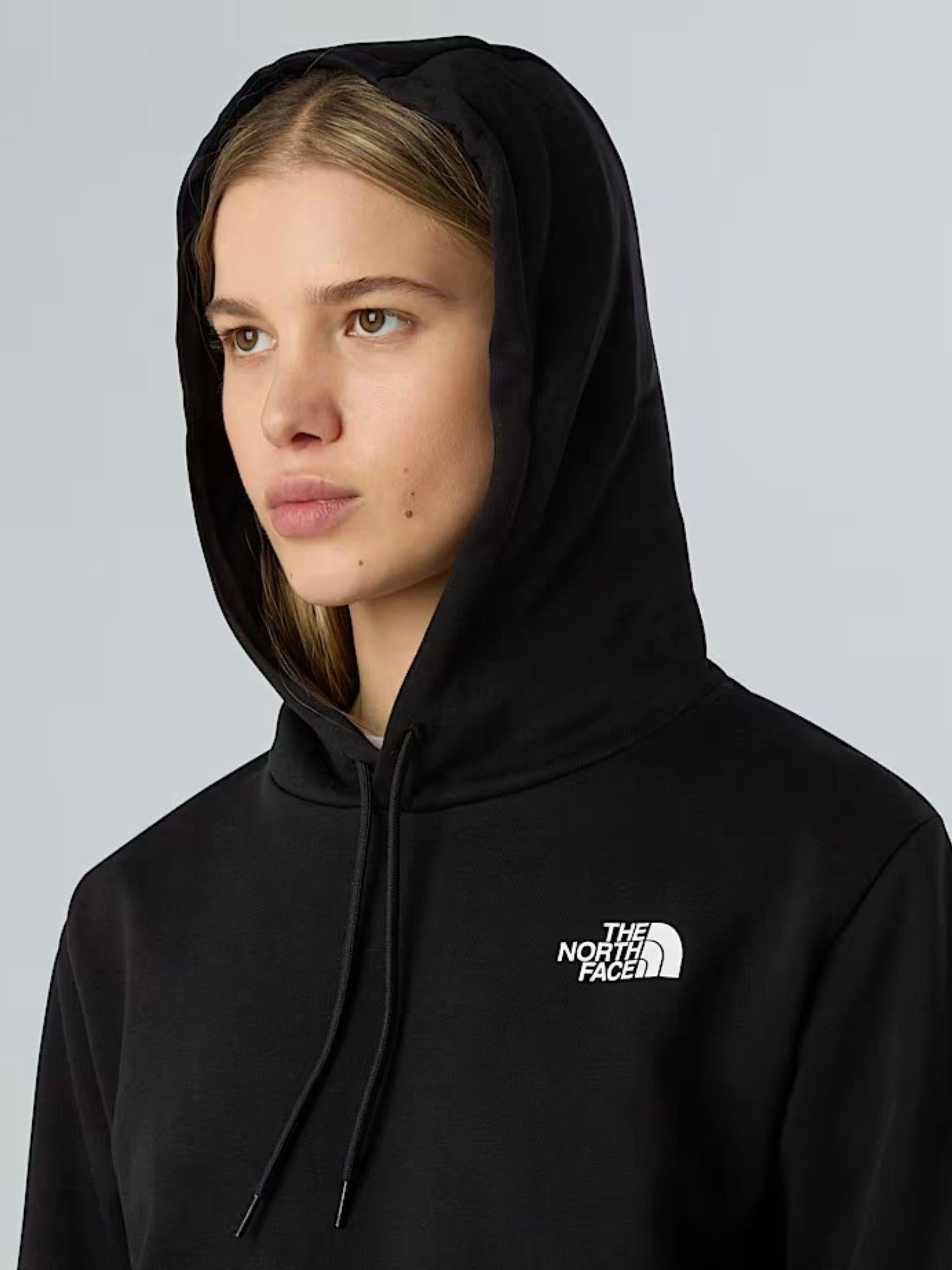 The North Face Felpa Donna Simple Dome Con Cappuccio Nero NF0A89EY JK3 THE NORTH FACE