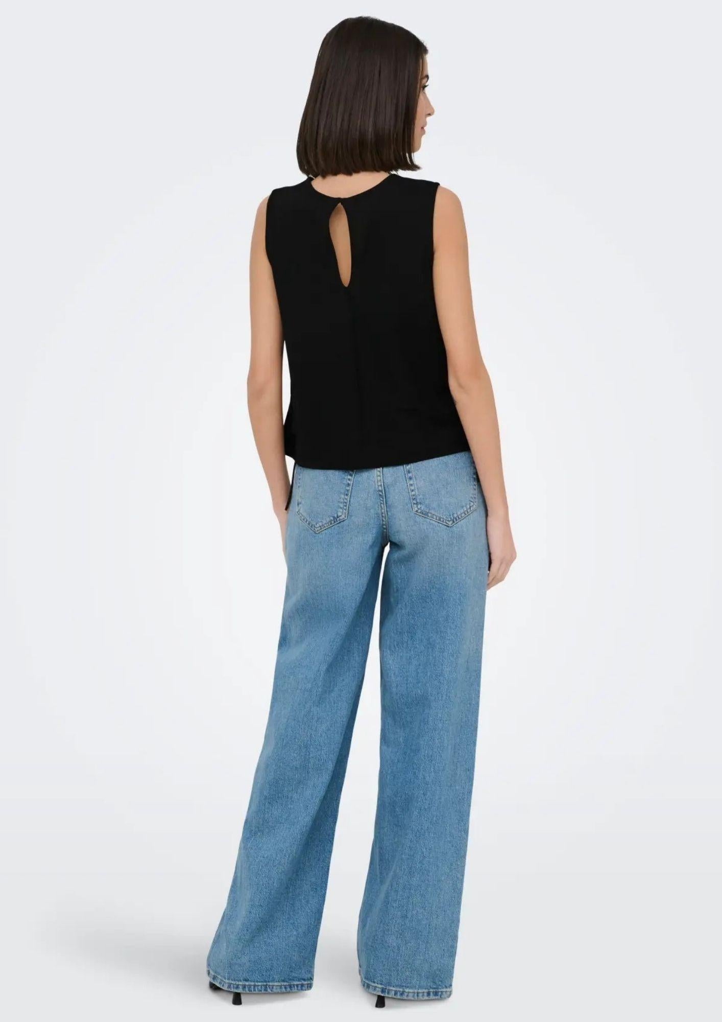 Jacqueline De Yong Top Donna Leslie Nero 15374333 Black JACQUELINE DE YONG