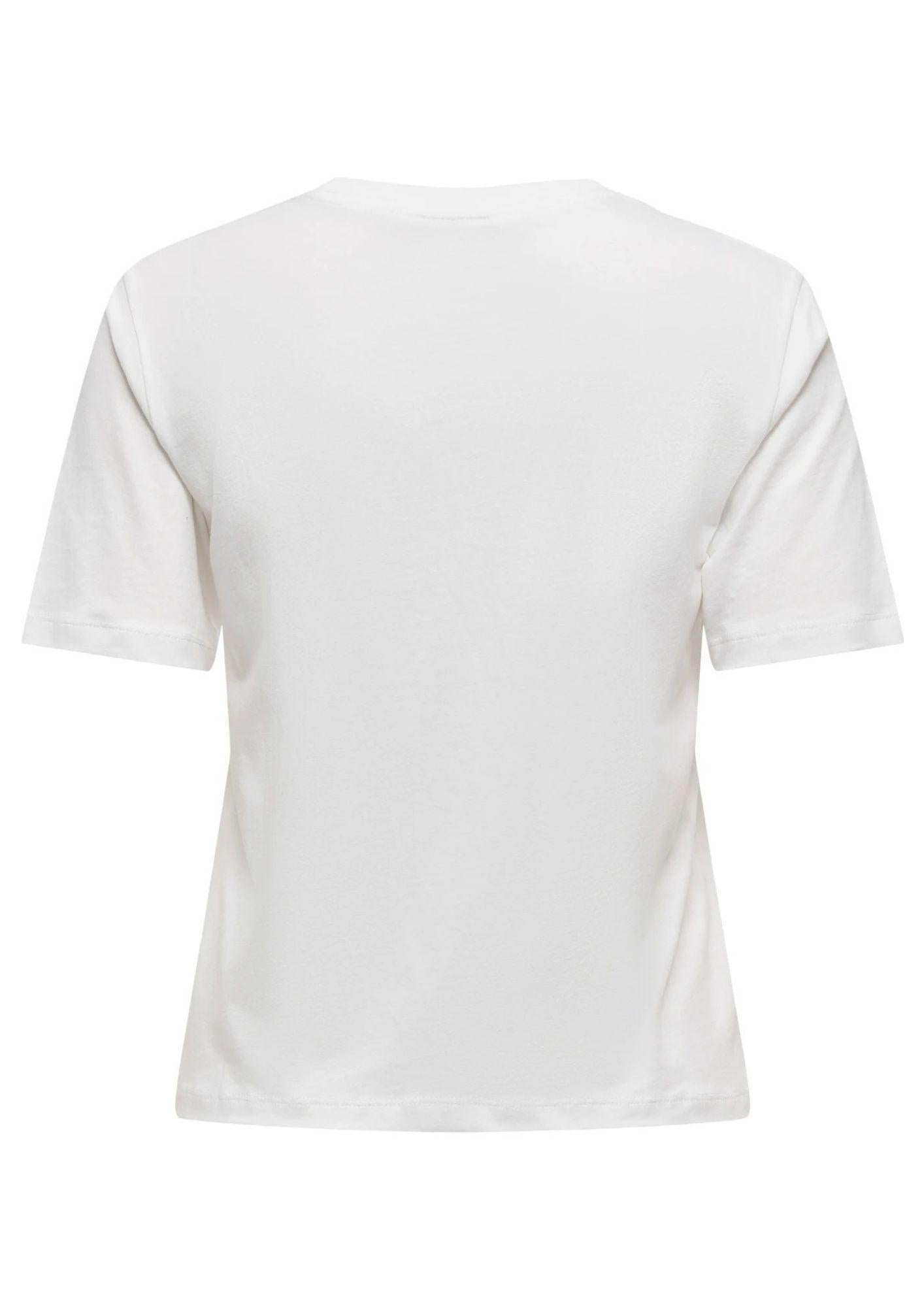 Jacqueline De Yong T-Shirt Donna Rex Bianca 15344612 Cloud Dancer JACQUELINE DE YONG