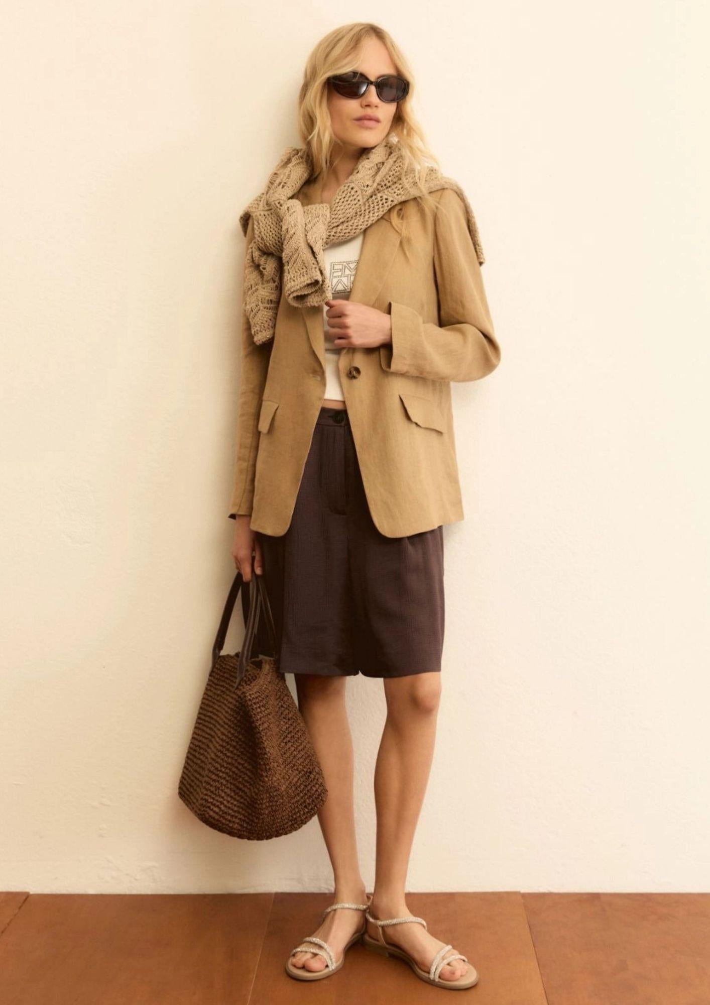 Emme Marella Giacca Donna Emmvincita Sabbia 2615041012200 004 EMME MARELLA