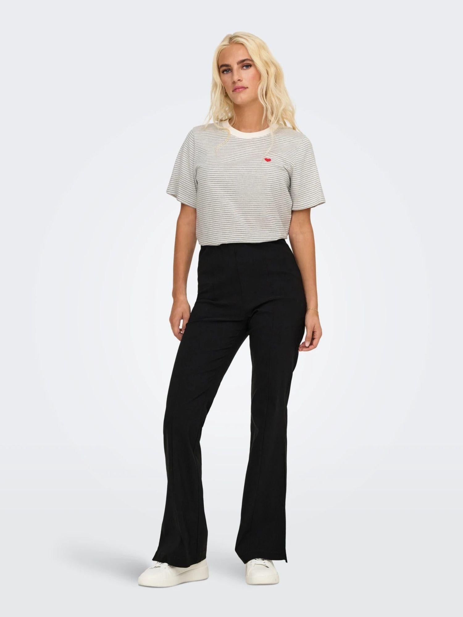 Jacqueline De Yong T-Shirt Donna Cloud Dancer Jdylion 15298612 Cloud Dancer LGM Y/D JACQUELINE DE YONG