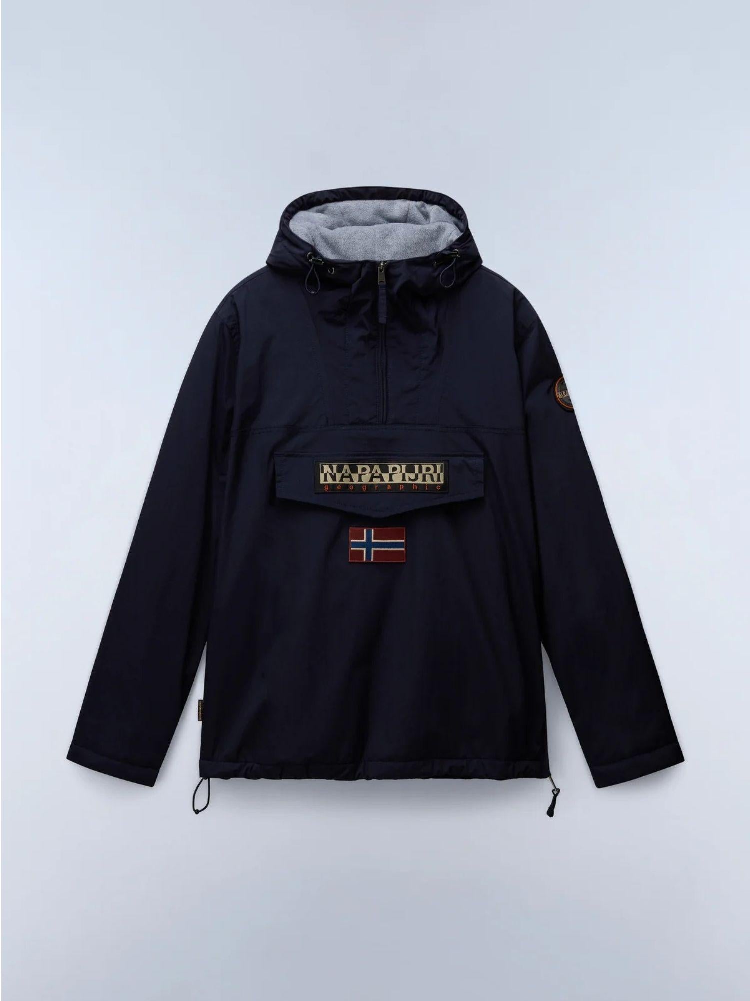 Napapijri Giacca Anorak Invernale Uomo Rainforest Blu Scuro NP0A4GMC 176 NAPAPIJRI
