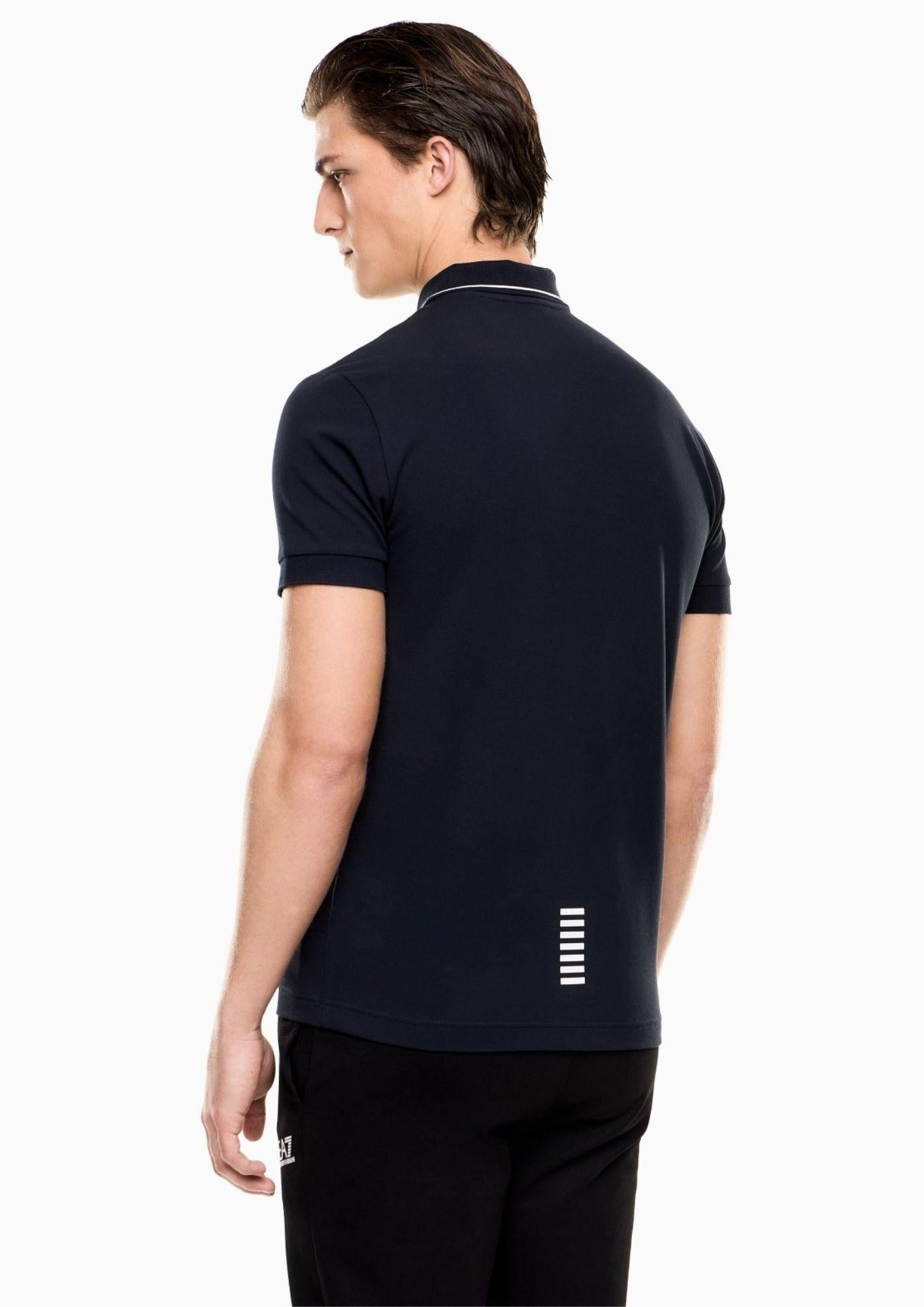 EA7 Emporio Armani Polo Uomo Blu 8NPF16 PJVUZ 1562 EA7 EMPORIO ARMANI