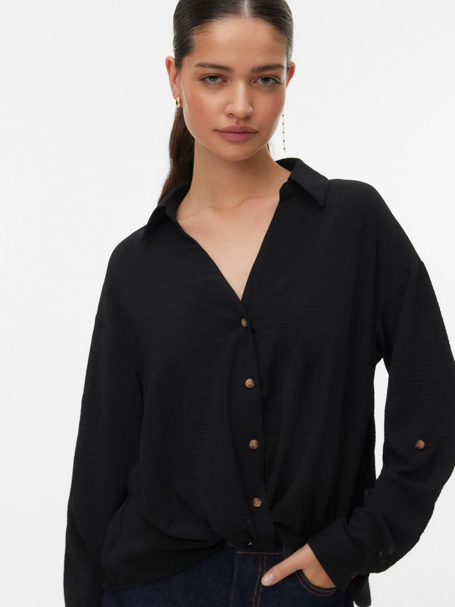 Vero Moda Camicia Donna Nero VMIzzy 10340338 Black VERO MODA