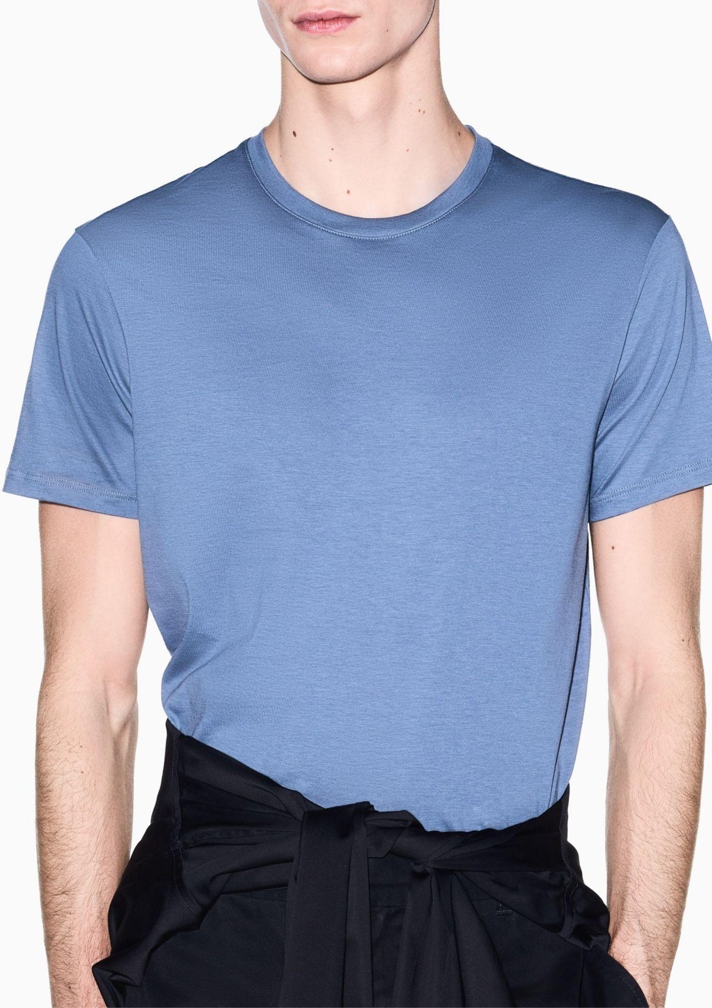 Armani Exchange T-Shirt Uomo Blu Cina 8NZT74 ZJA5Z U9302 ARMANI EXCHANGE