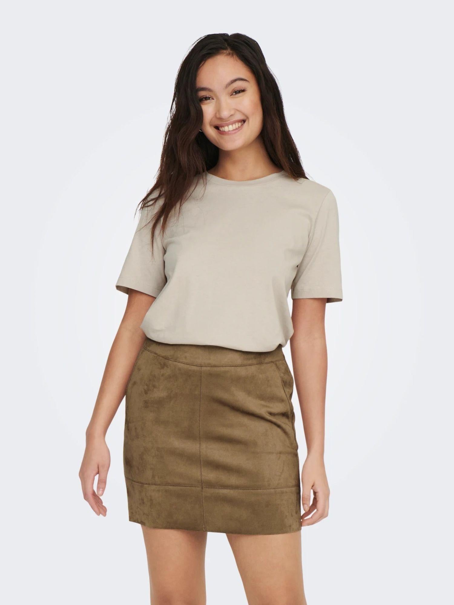 Only T-Shirt Donna Silver Lining Onlonly 15270390 Silver Lining ONLY