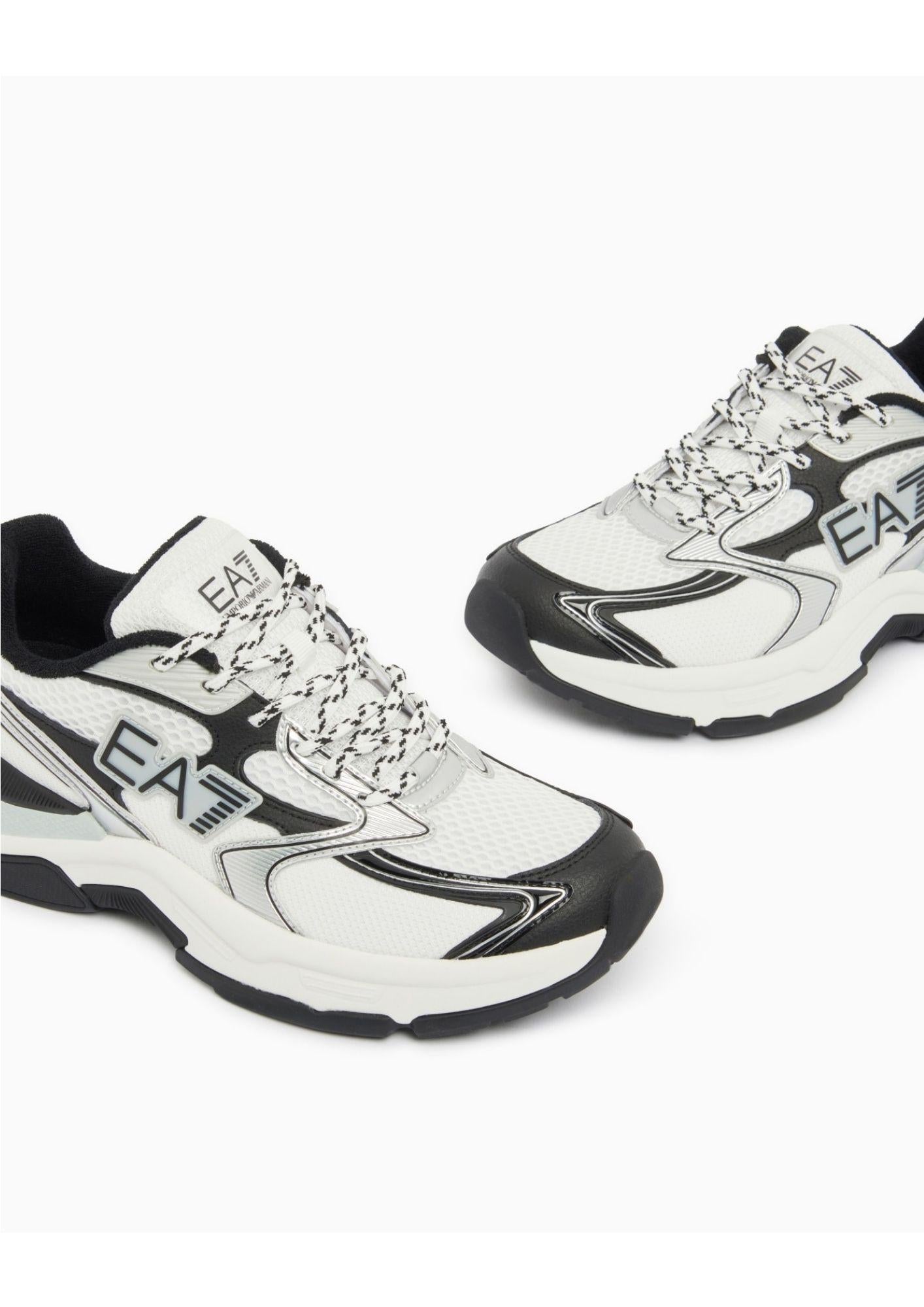 AE7 Emporio Armani Scarpe Uomo Bianche X8X249 XK446 MZ492 EA7 EMPORIO ARMANI