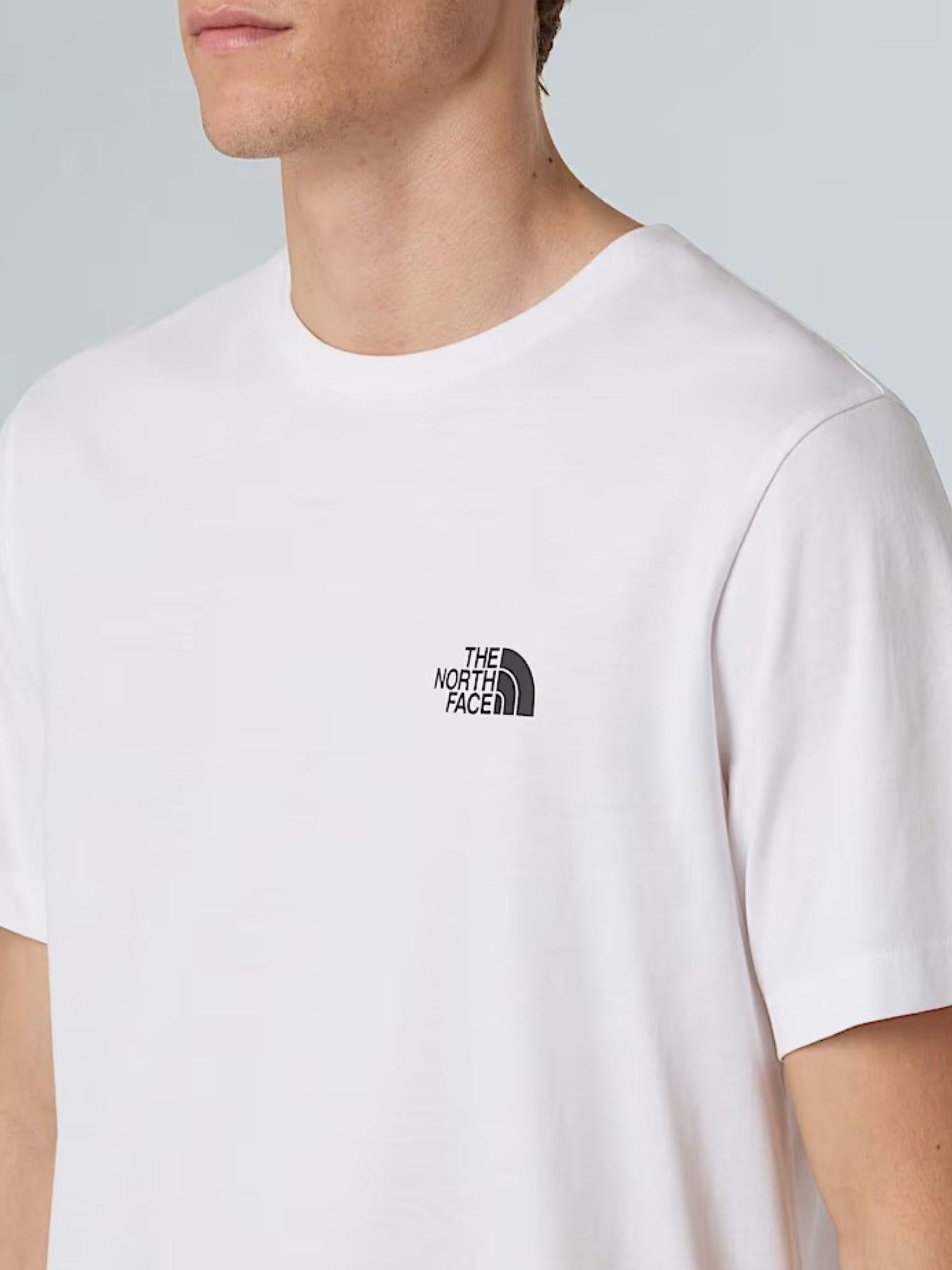 The North Face T-shirt Simple Dome Uomo TNF White NF0A87NG FN4 THE NORTH FACE