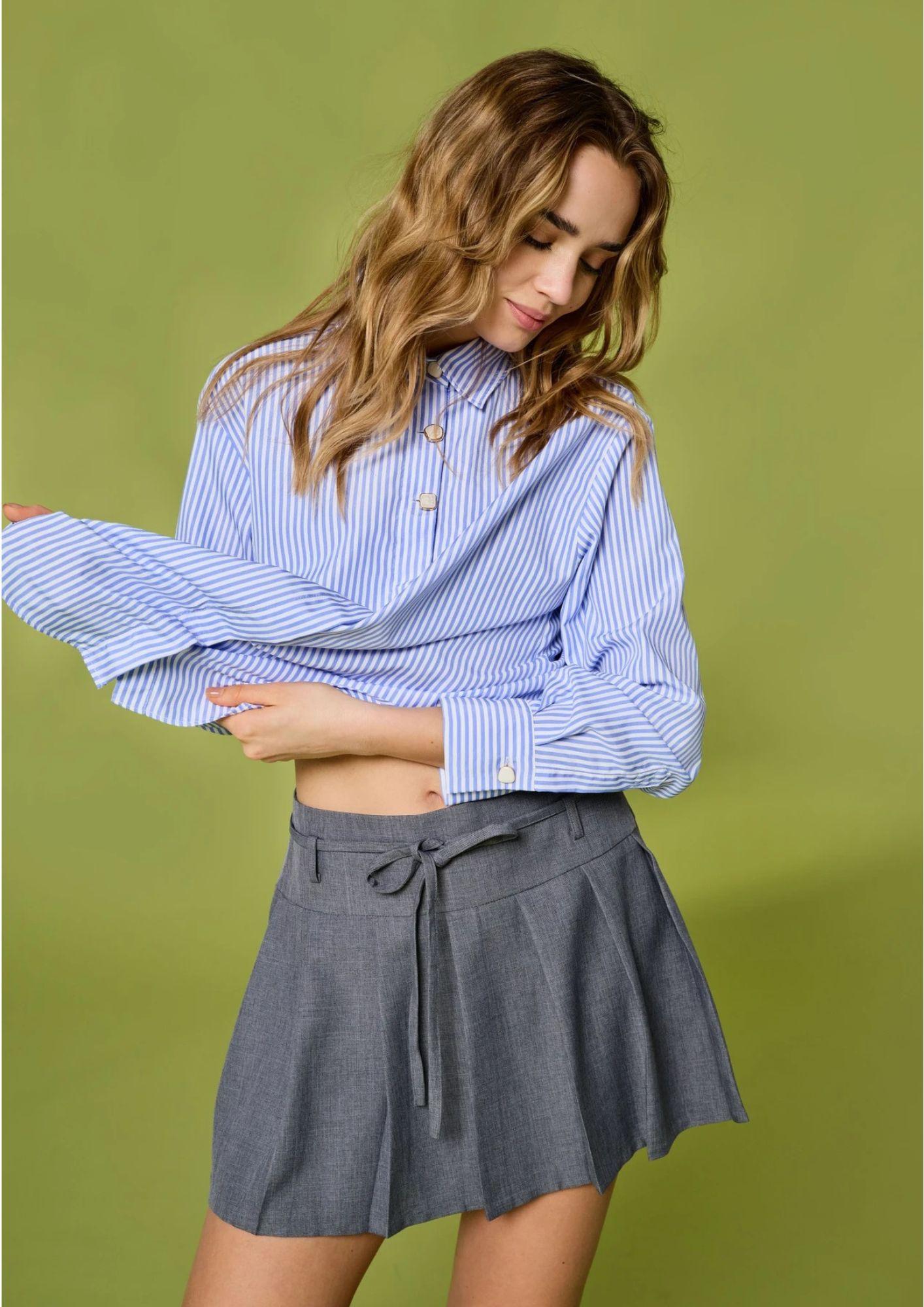 Only Camicia Donna Lyra Blu 15369914 Provence Cloud Dancer ONLY