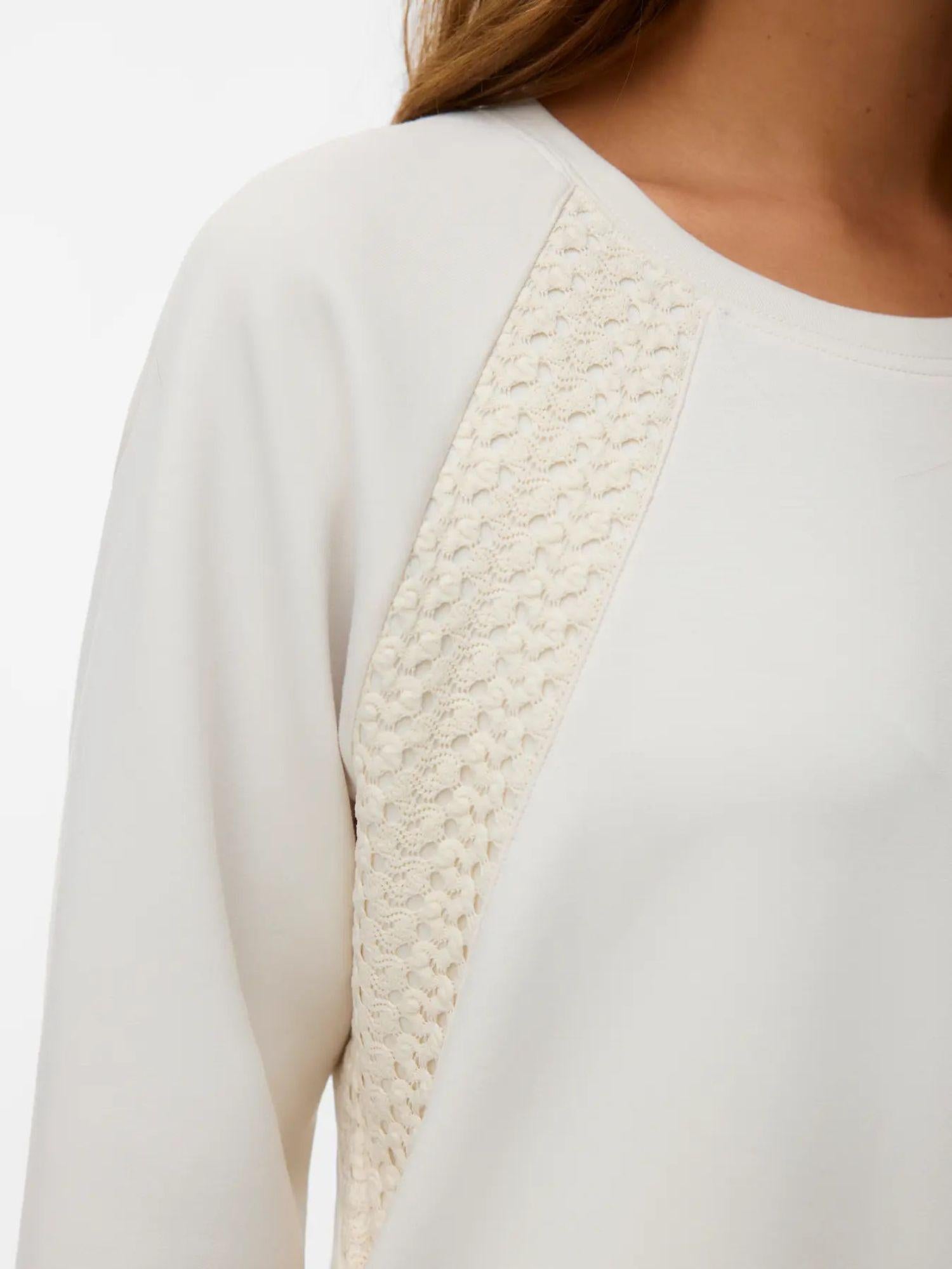Vero Moda Felpa Donna Birch VMInima 10341044 Birch BIRCH CROCHET VERO MODA