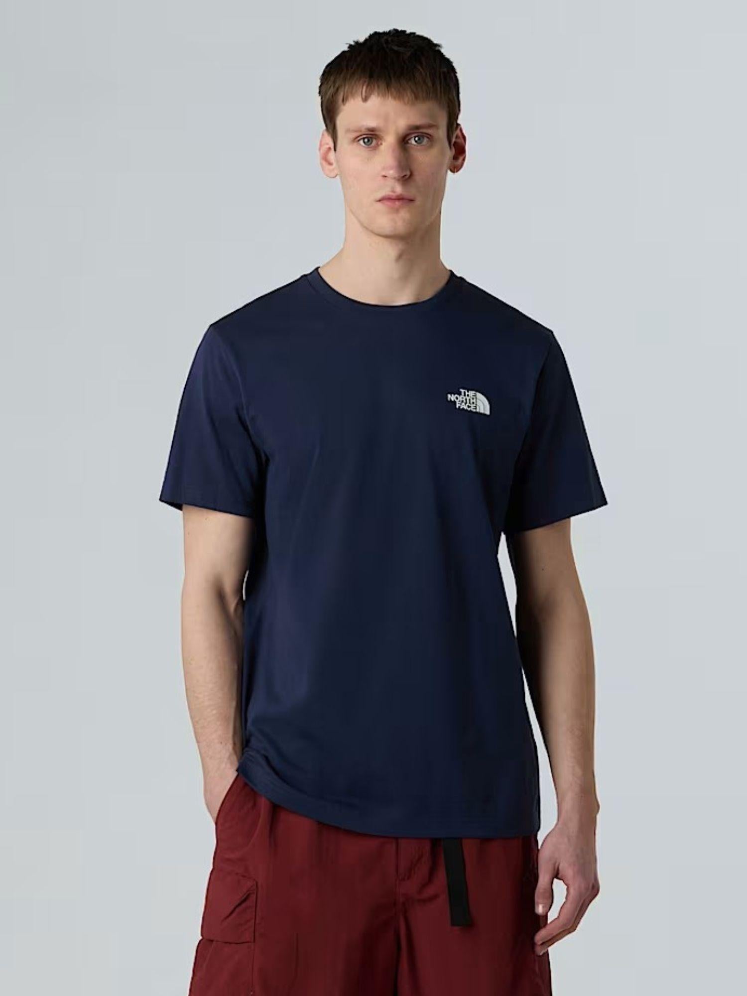The North Face T-Shirt Uomo Simple Dome Blu NF0A87NG 8K2 THE NORTH FACE