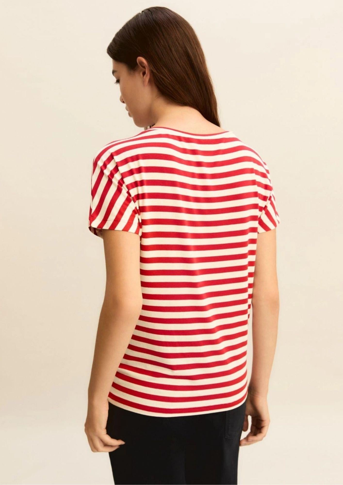 Emme Marella T-Shirt Emmfervida Bianca e Rossa 2615971021200 013 EMME MARELLA