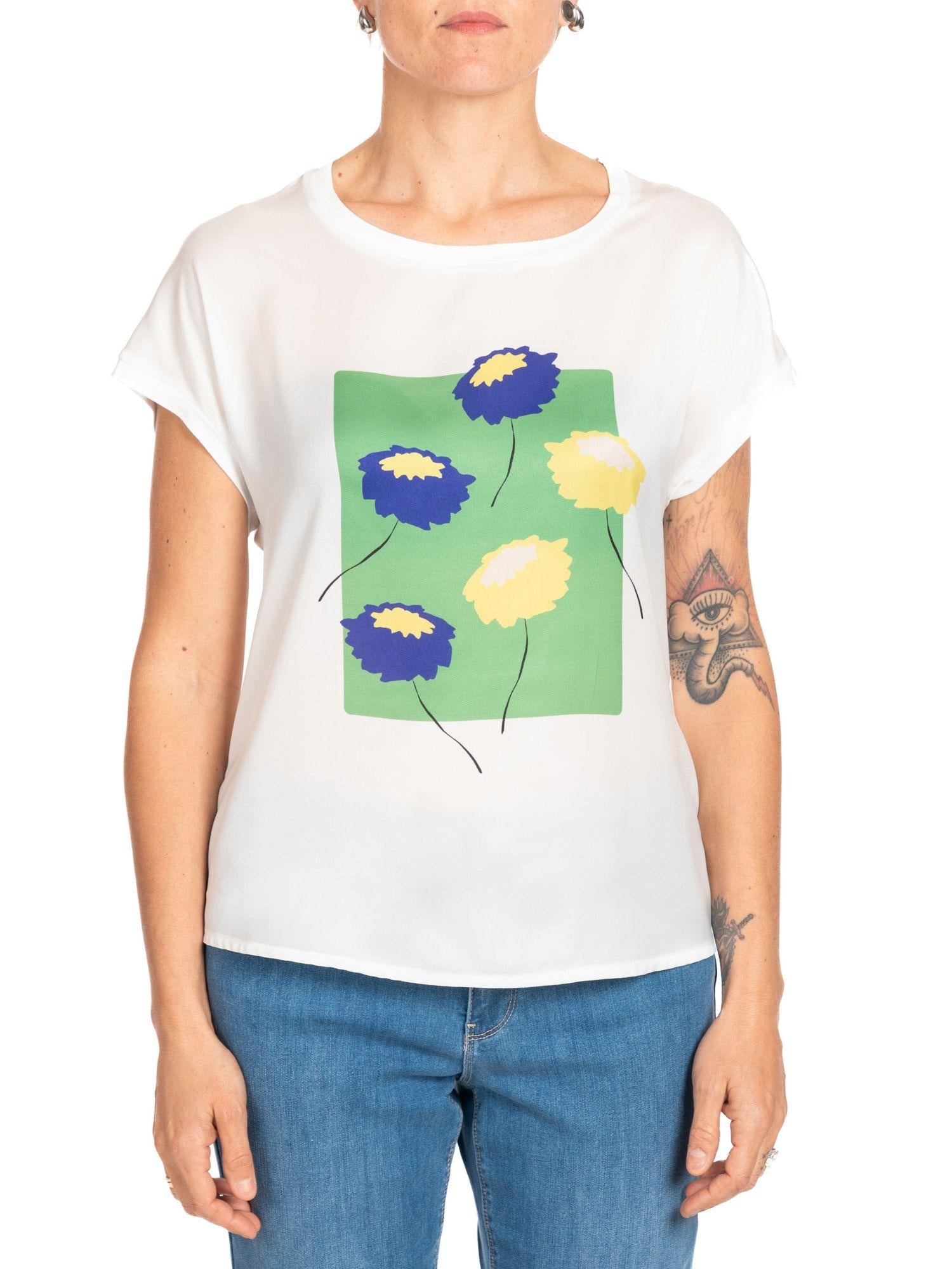 Diana Gallesi Maglia Donna Bianca G064R000674N S2 DIANA GALLESI