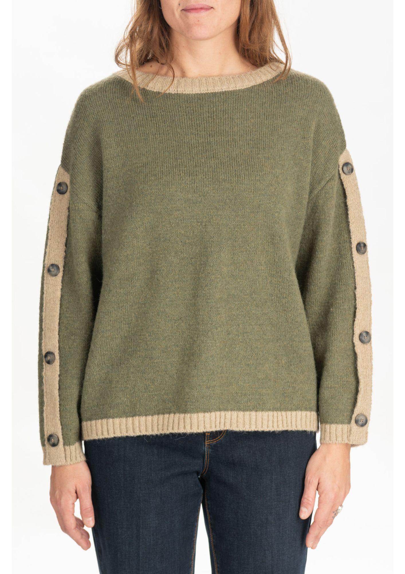 Diana Gallesi Maglia Donna Verde Militare M177J004905N A1 DIANA GALLESI