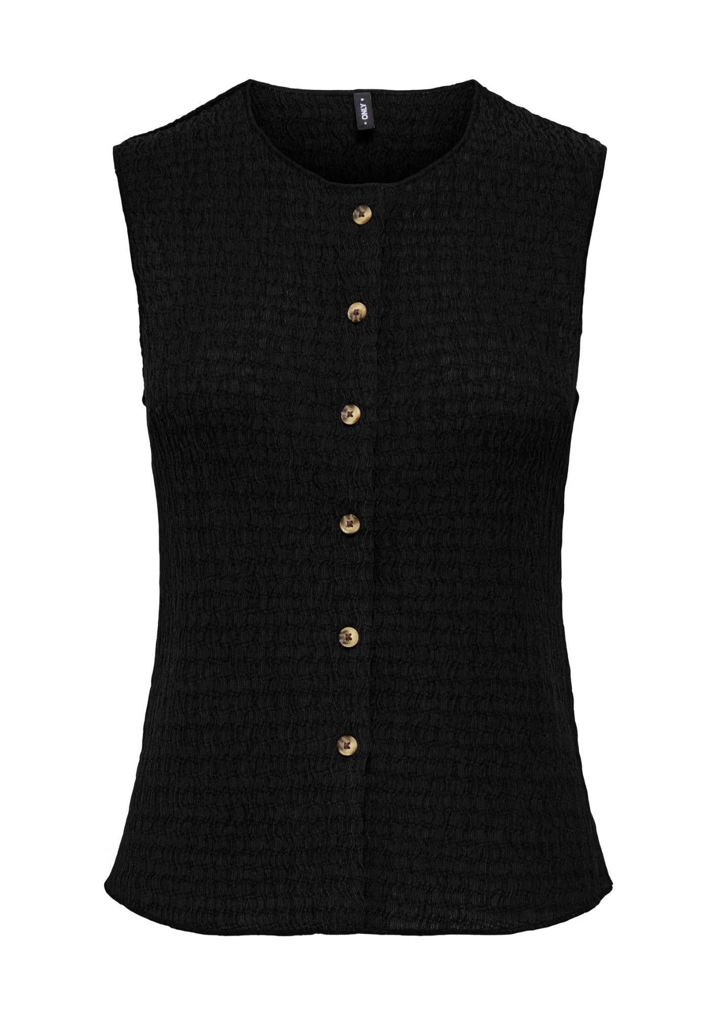 Only Top Donna Ilse Nero 15374601 Black ONLY