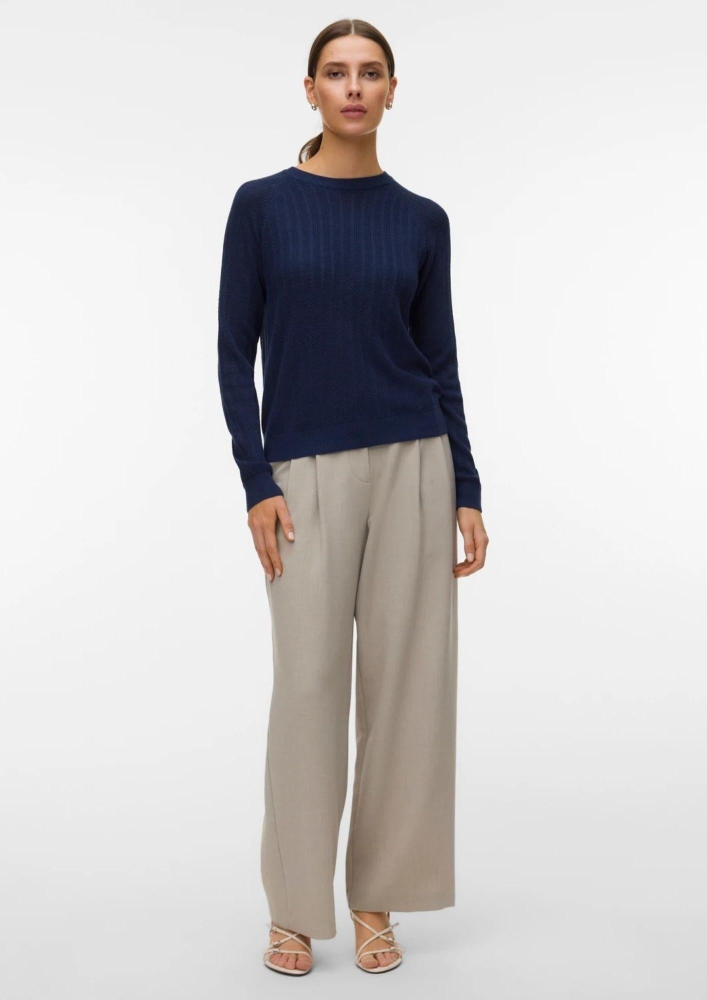 Vero Moda Pullover Donna Newlex Blu Navy 10340560 Navy Blazer VERO MODA