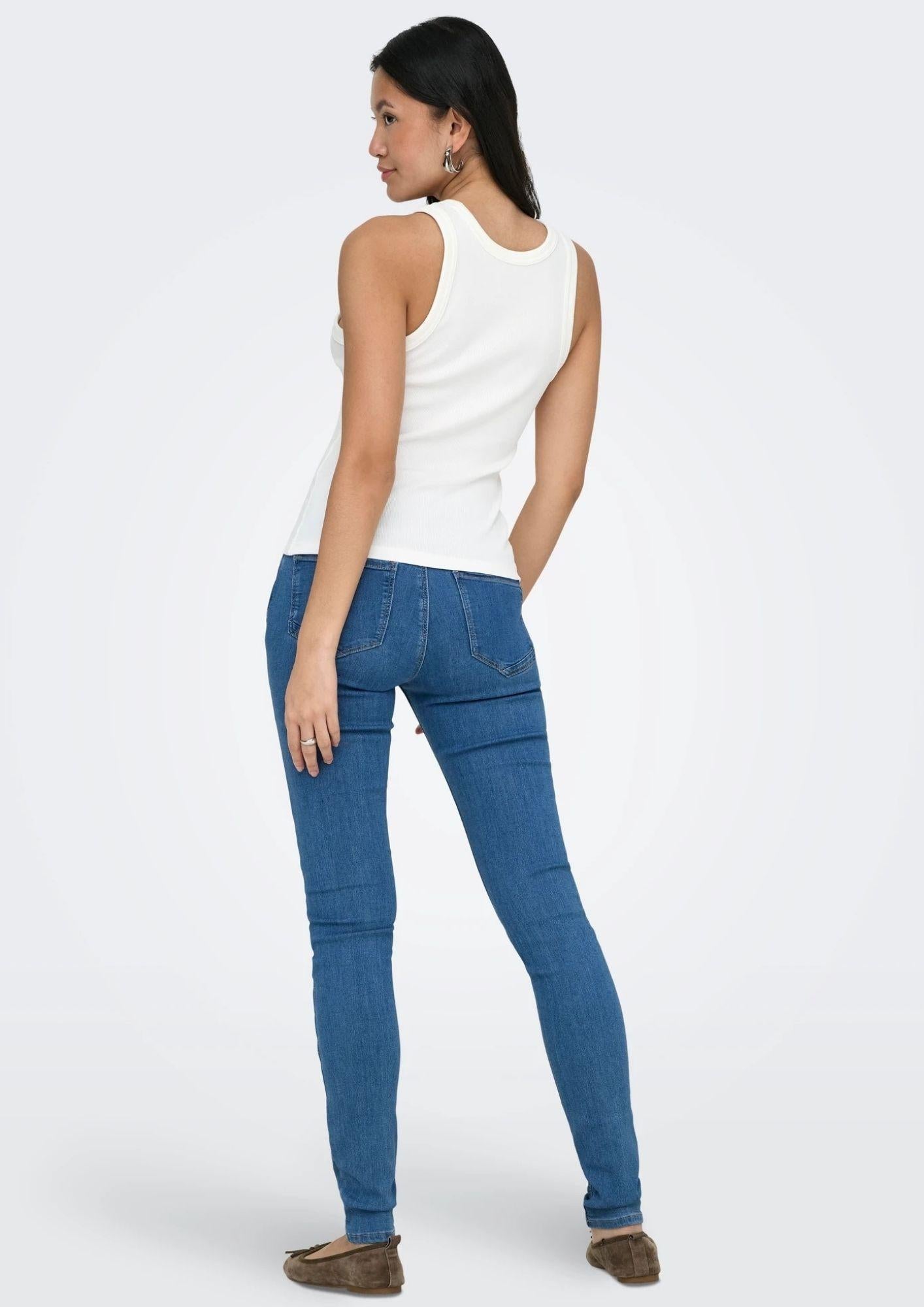 Only Canottiera Donna Val Bianca 15371705 Cloud Dancer ONLY