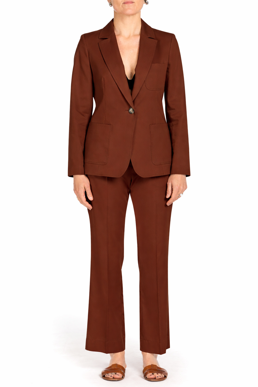 Diana Gallesi Tailleur Donna Marrone Cioccolato 6J26R000061N 22 DIANA GALLESI