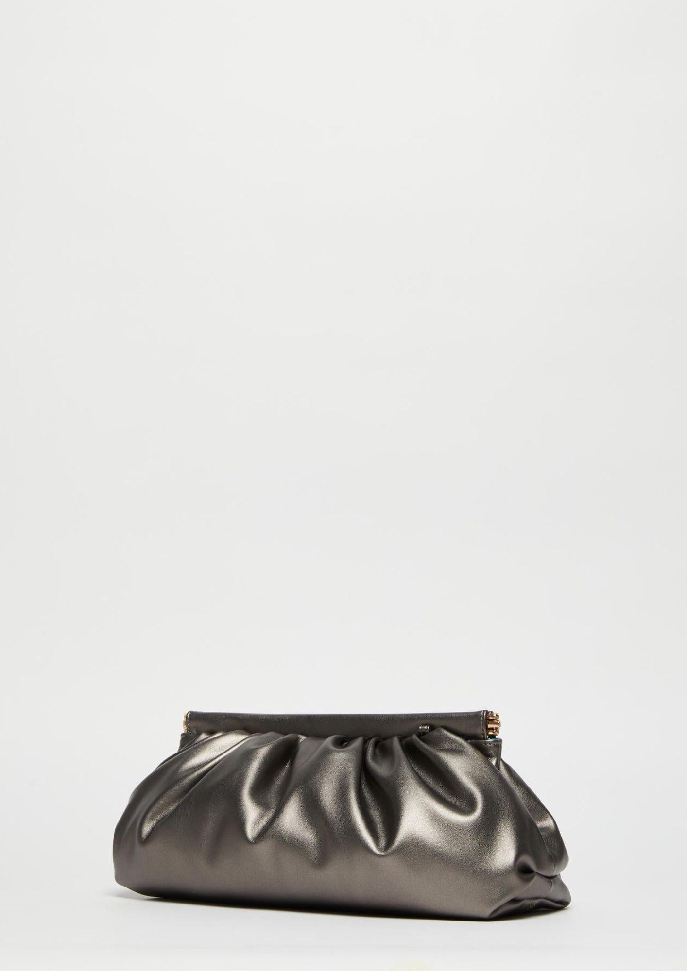 Emme Marella Pouch morbida Donna Gloria Argento 2525516032200 003 EMME MARELLA