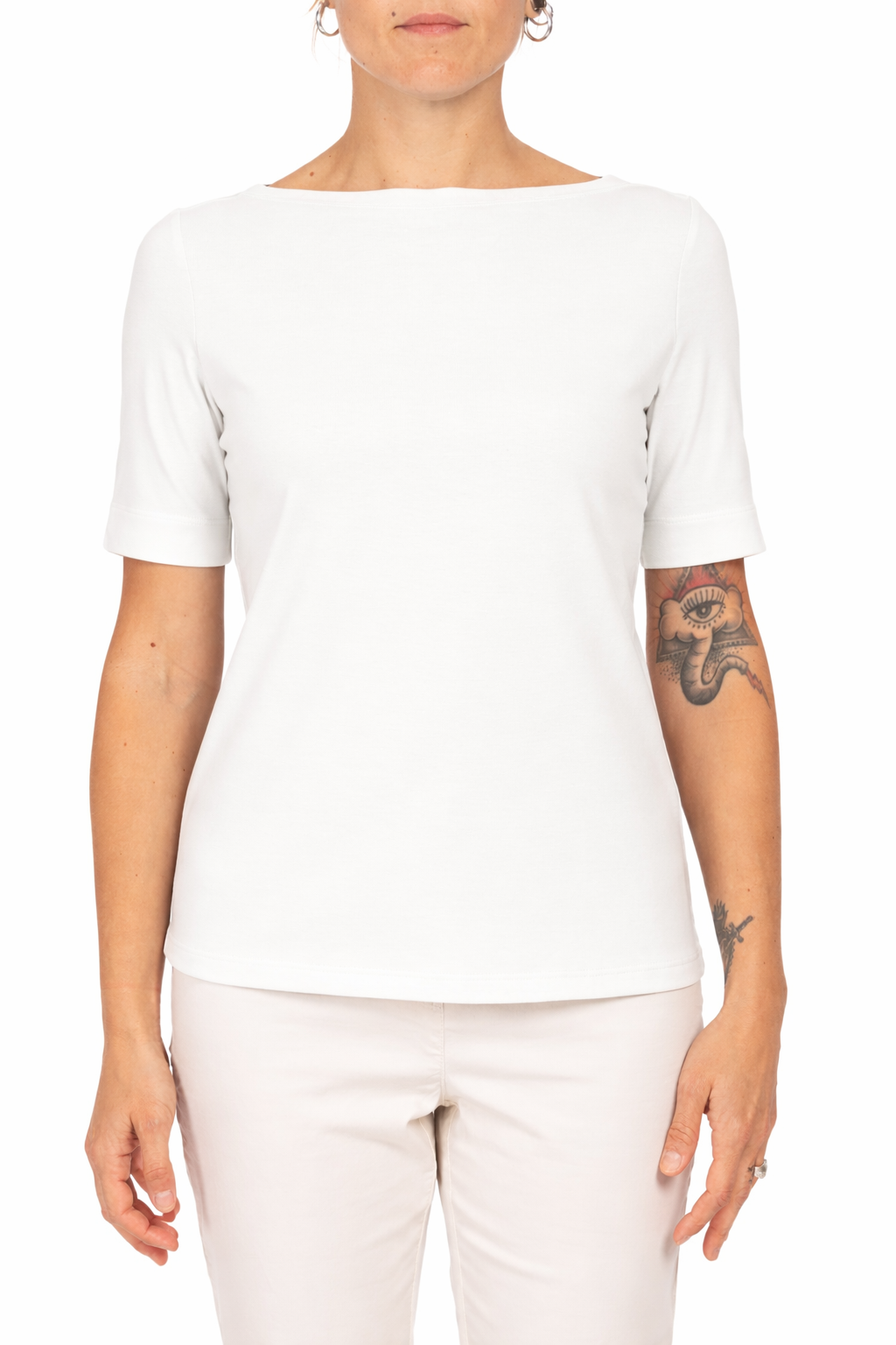 Diana Gallesi Maglia Donna Bianco Ottico G057R000665N 01 DIANA GALLESI