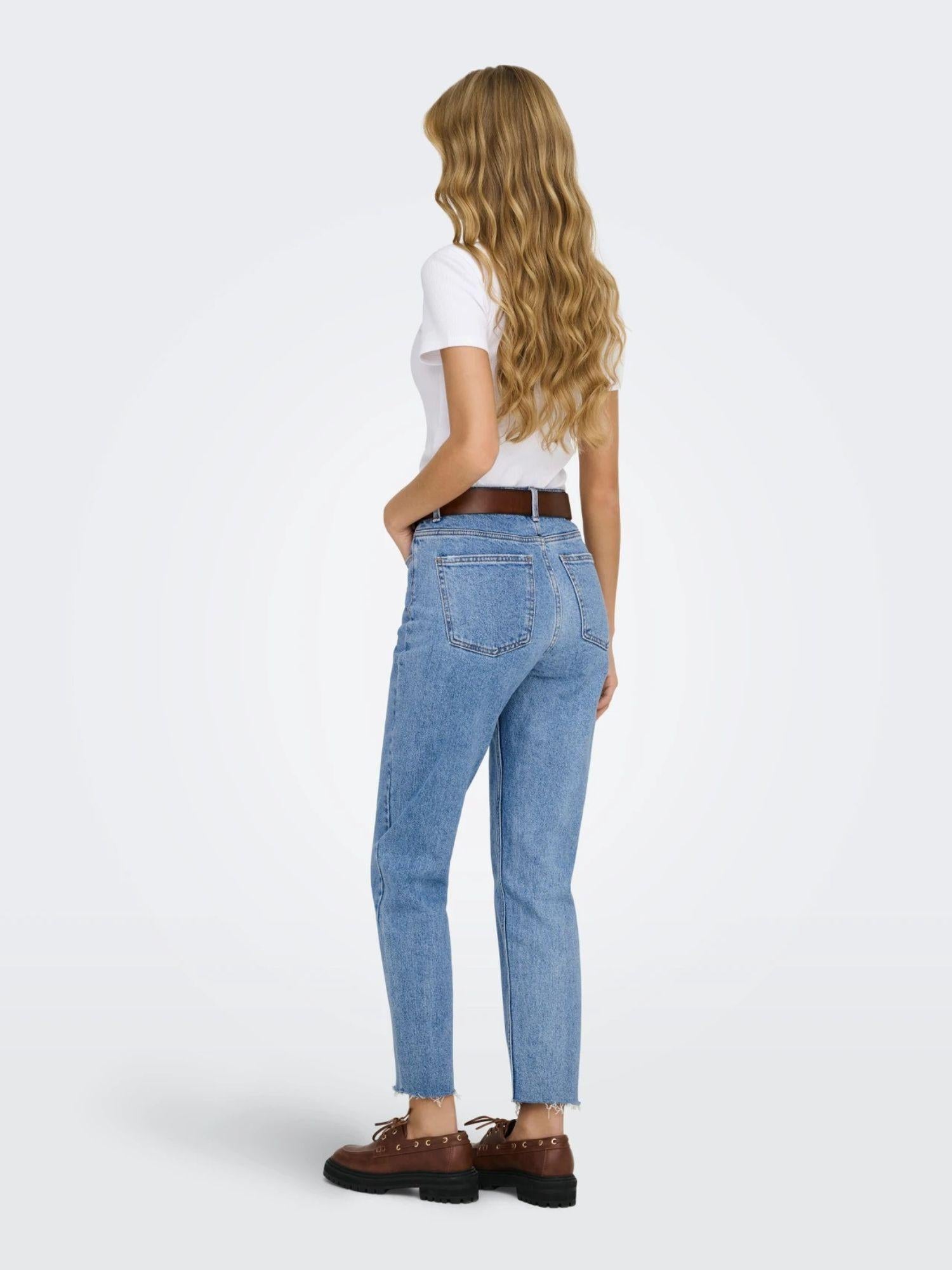 Only Jeans Donna Straight Fit Light Blue Onlemily 15171550 Light Blue Denim ONLY