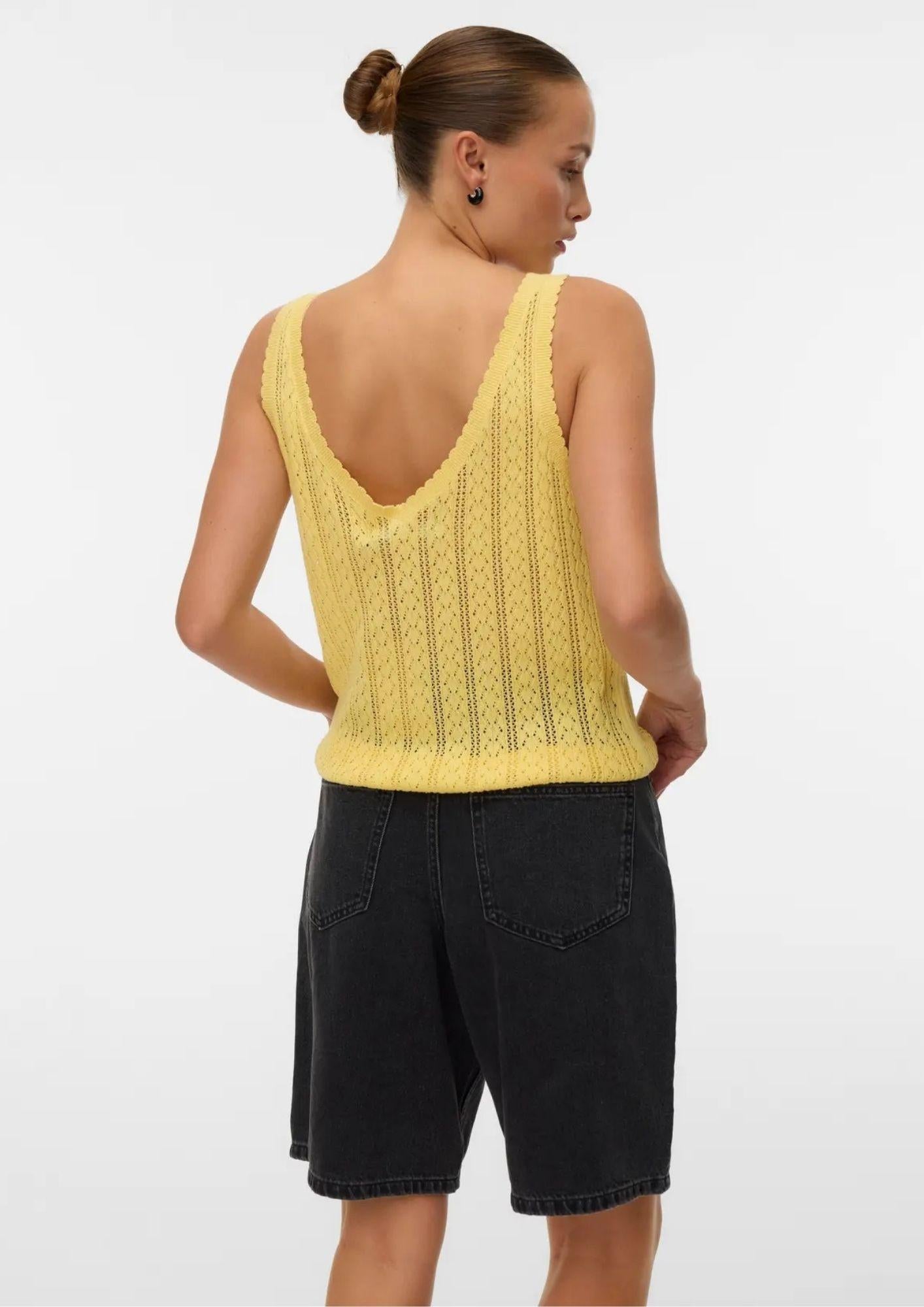 Vero Moda Canotta Donna Lux Giallo Oro 10342953 Golden Haze VERO MODA