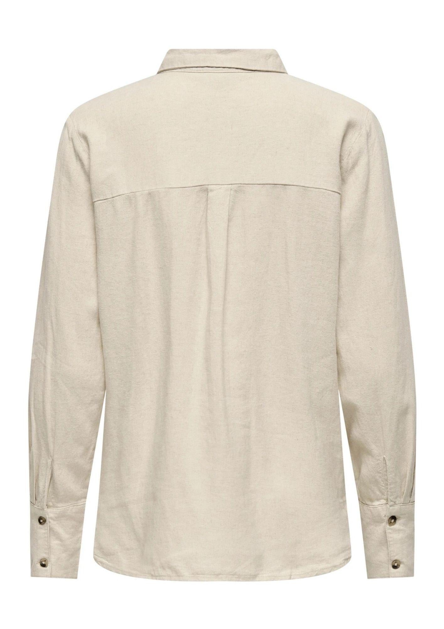 Jacqueline De Yong Camicia Donna Say Grigio Avena 15318364 Oatmeal MELANGE JACQUELINE DE YONG