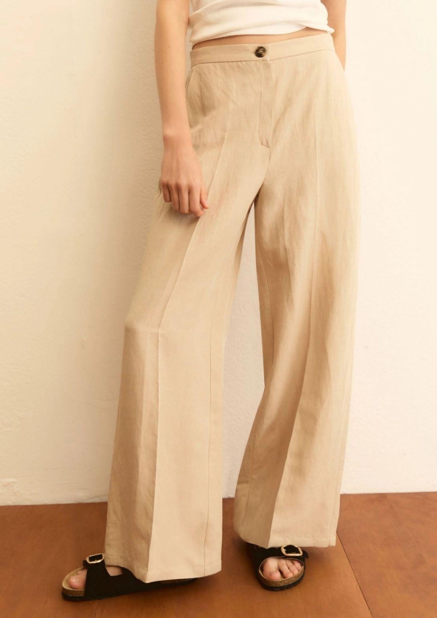 Emme Marella Pantalone Donna Emmpera Beige 2615131102200 003 EMME MARELLA