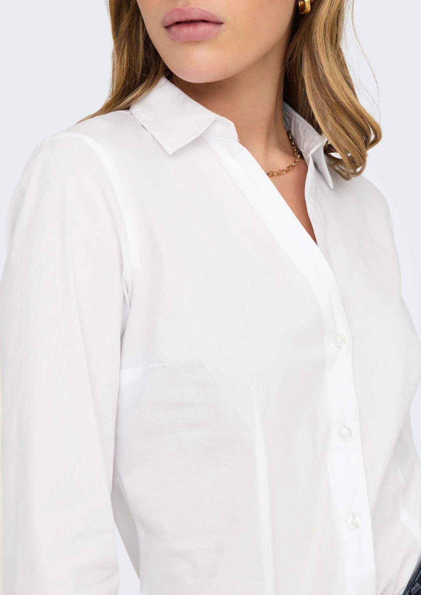 Jacqueline De Yong Camicia Donna Mio Bianca 15329318 White JACQUELINE DE YONG