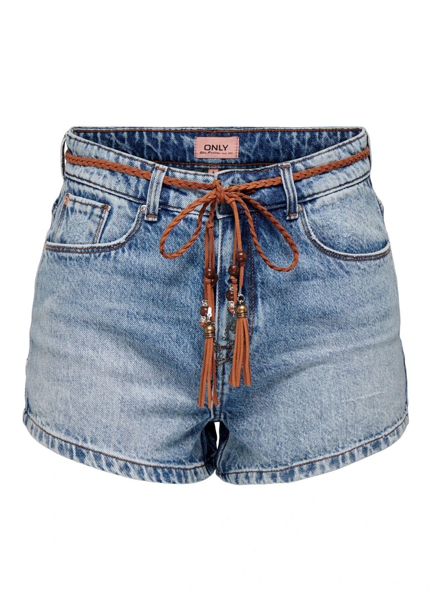 Only Shorts Donna Kelly Blu Denim Chiaro 15221469 Light Blue Denim ONLY