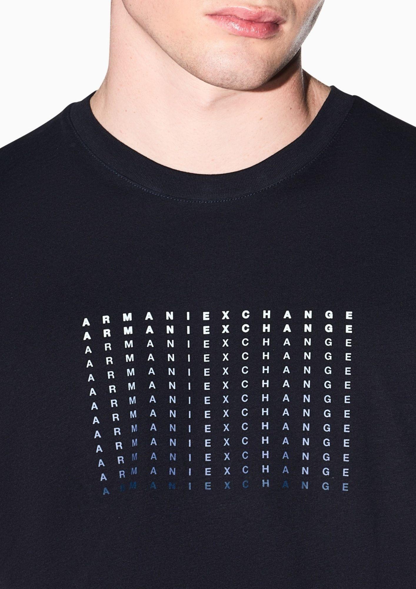 Armani Exchange T-Shirt Uomo Blu Navy XM002519 AF10334 UB101 ARMANI EXCHANGE