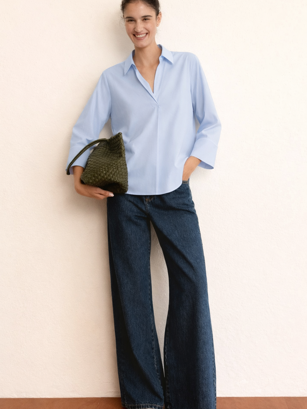 Emme Marella Blusa Donna Emmadorno Azzurra 2615111091200 003 EMME MARELLA