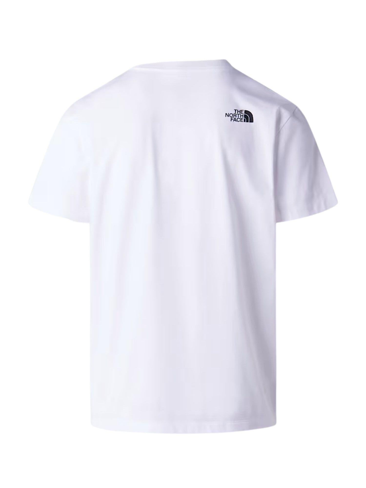 The North Face T-Shirt Uomo Bianco Evolution Box Half Dome Regular NF0A8G9C FN4 THE NORTH FACE