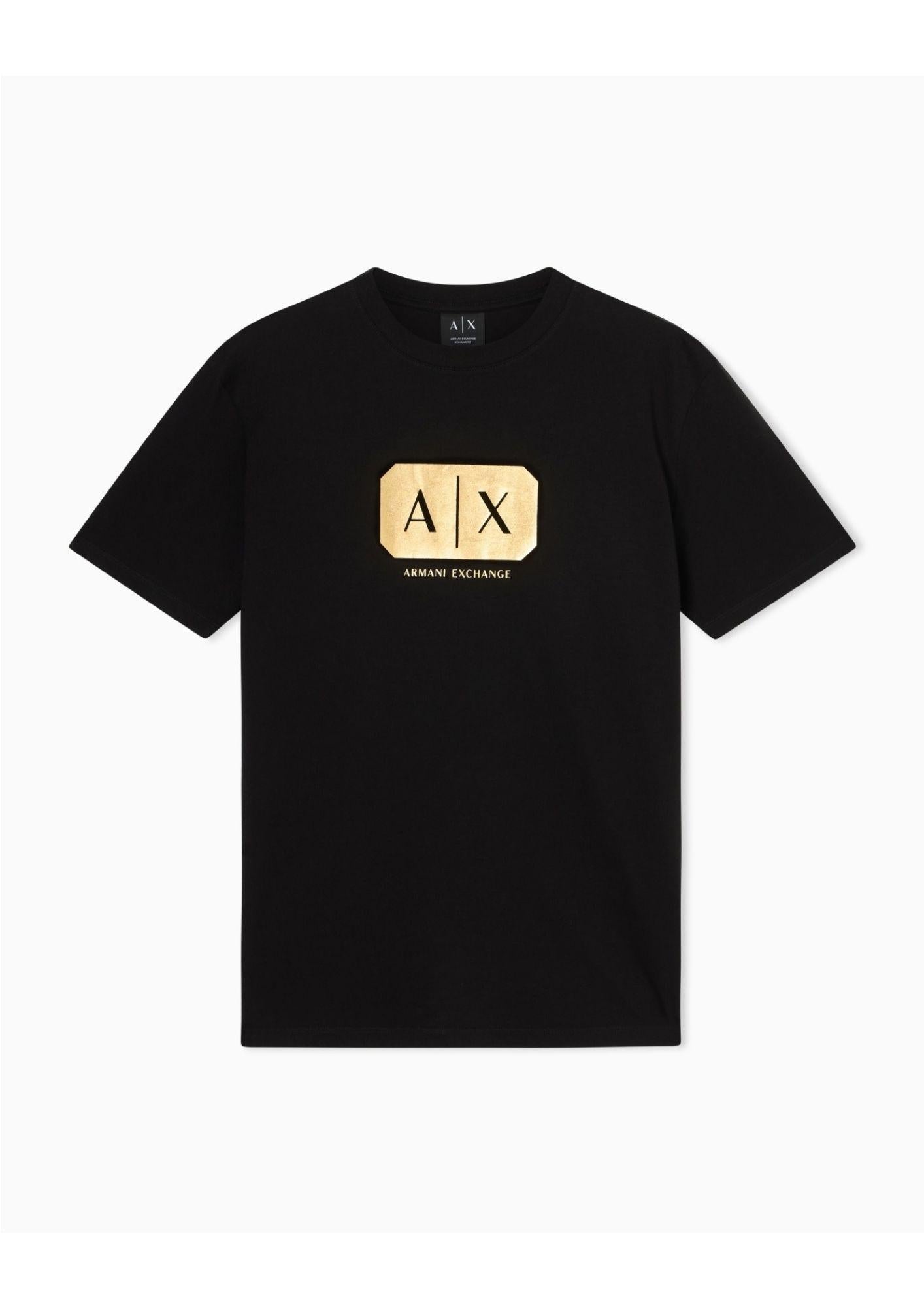 Armani Exchange T-Shirt Uomo Nera XM002826 AF12308 UC001 ARMANI EXCHANGE