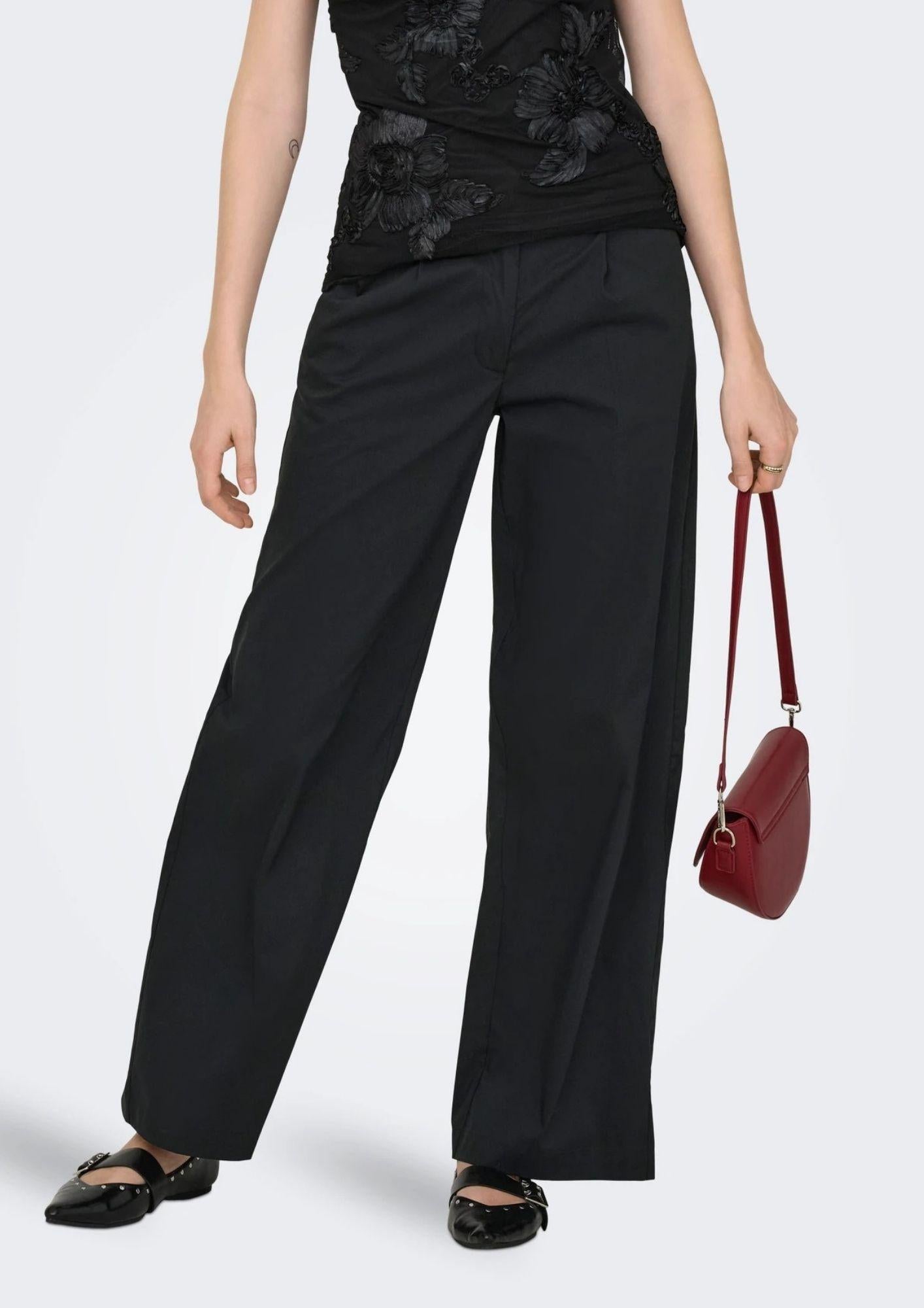 Jacqueline De Yong Pantalone Donna Mio Nero 15363391 Black JACQUELINE DE YONG