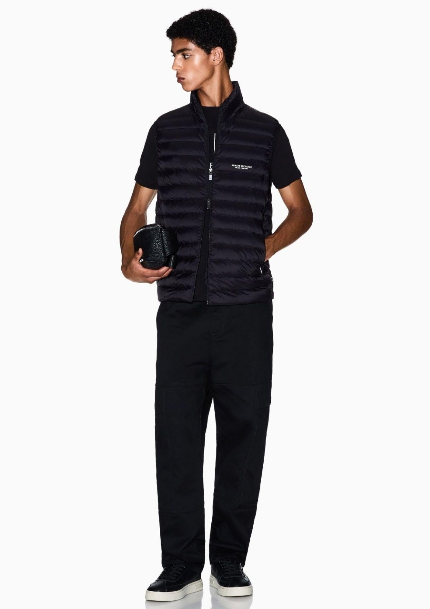 Armani Exchange Giubbino Smanicato Uomo Nero XM001576 AF16927 UC001 ARMANI EXCHANGE