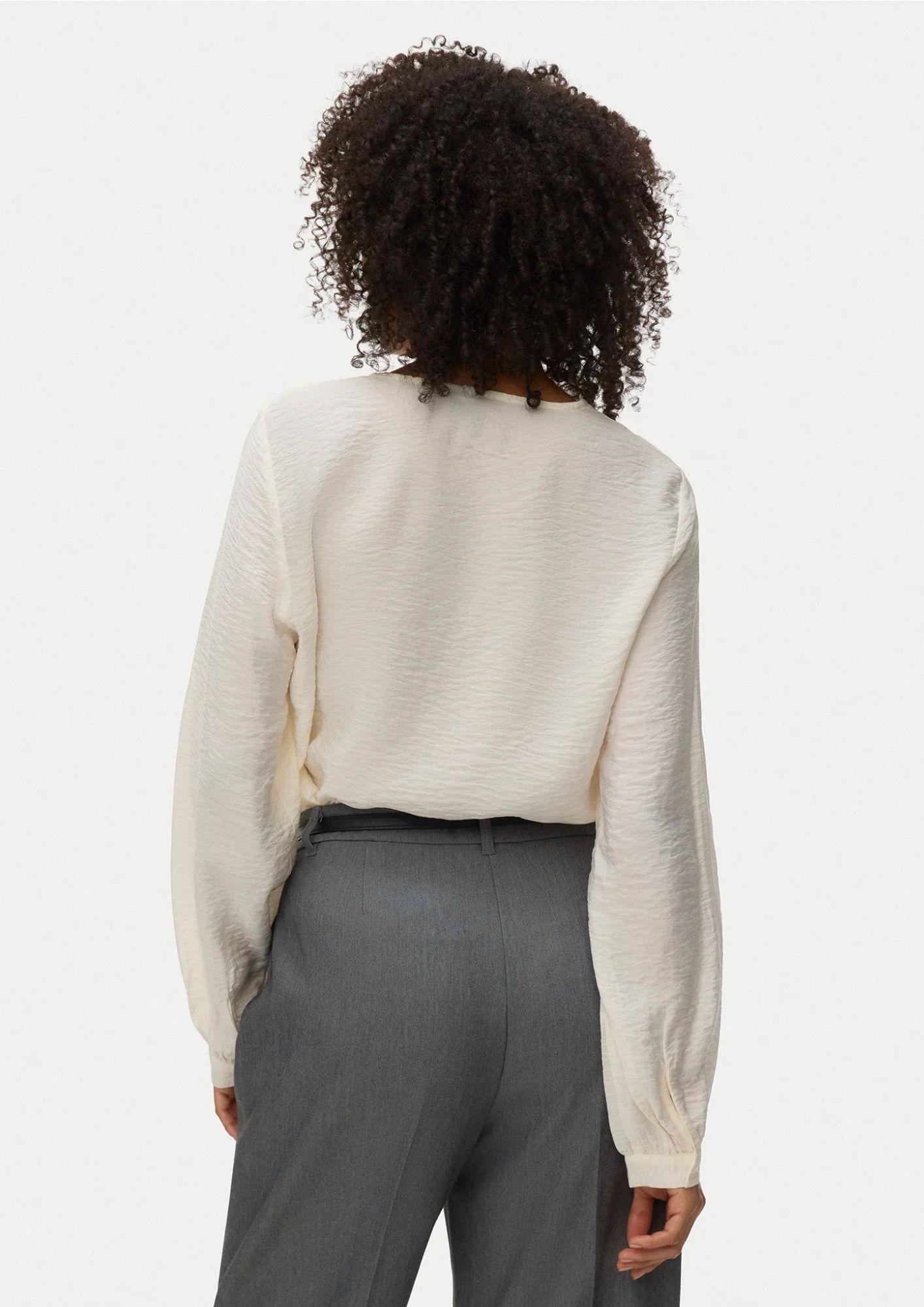 Vero Moda Blusa Donna Urli Bianca 10338835 Cloud Dancer VERO MODA