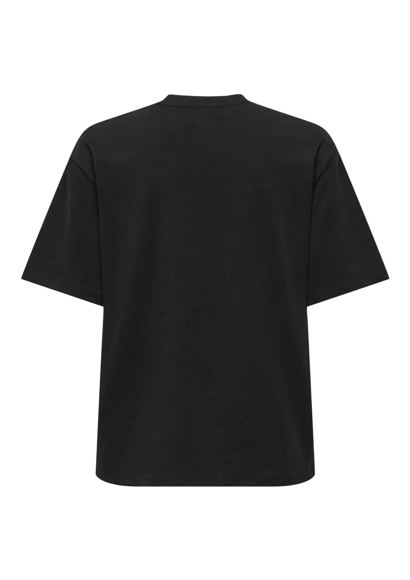 Only T-Shirt Donna Vita Nera 15343769 Black Mix ONLY