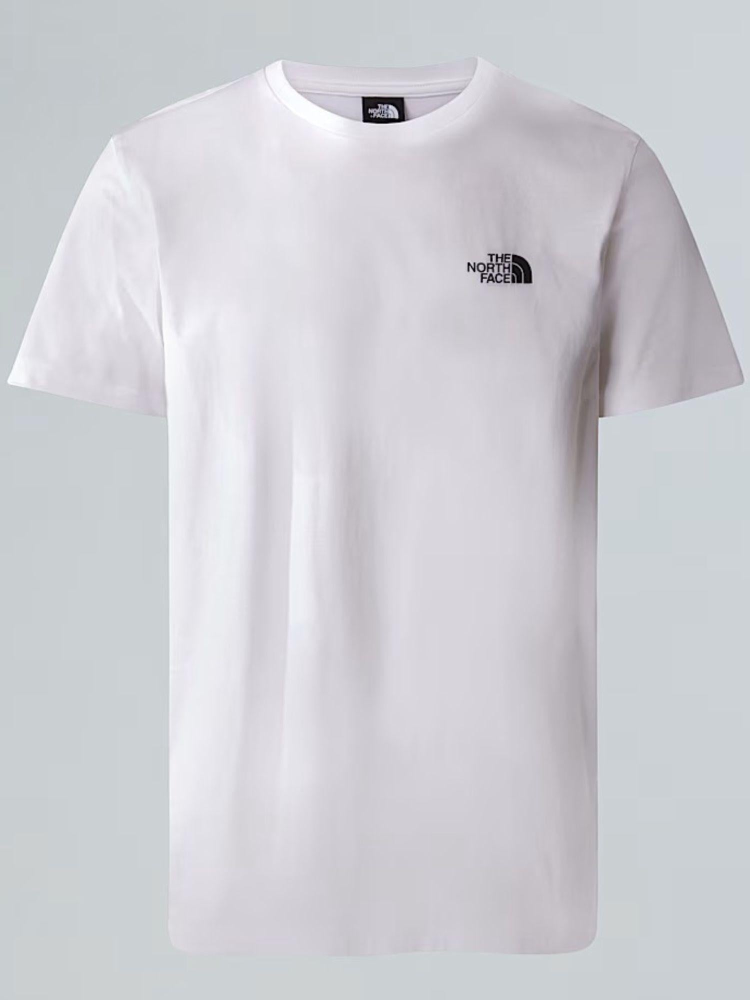 The North Face T-shirt Simple Dome Uomo TNF White NF0A87NG FN4 THE NORTH FACE