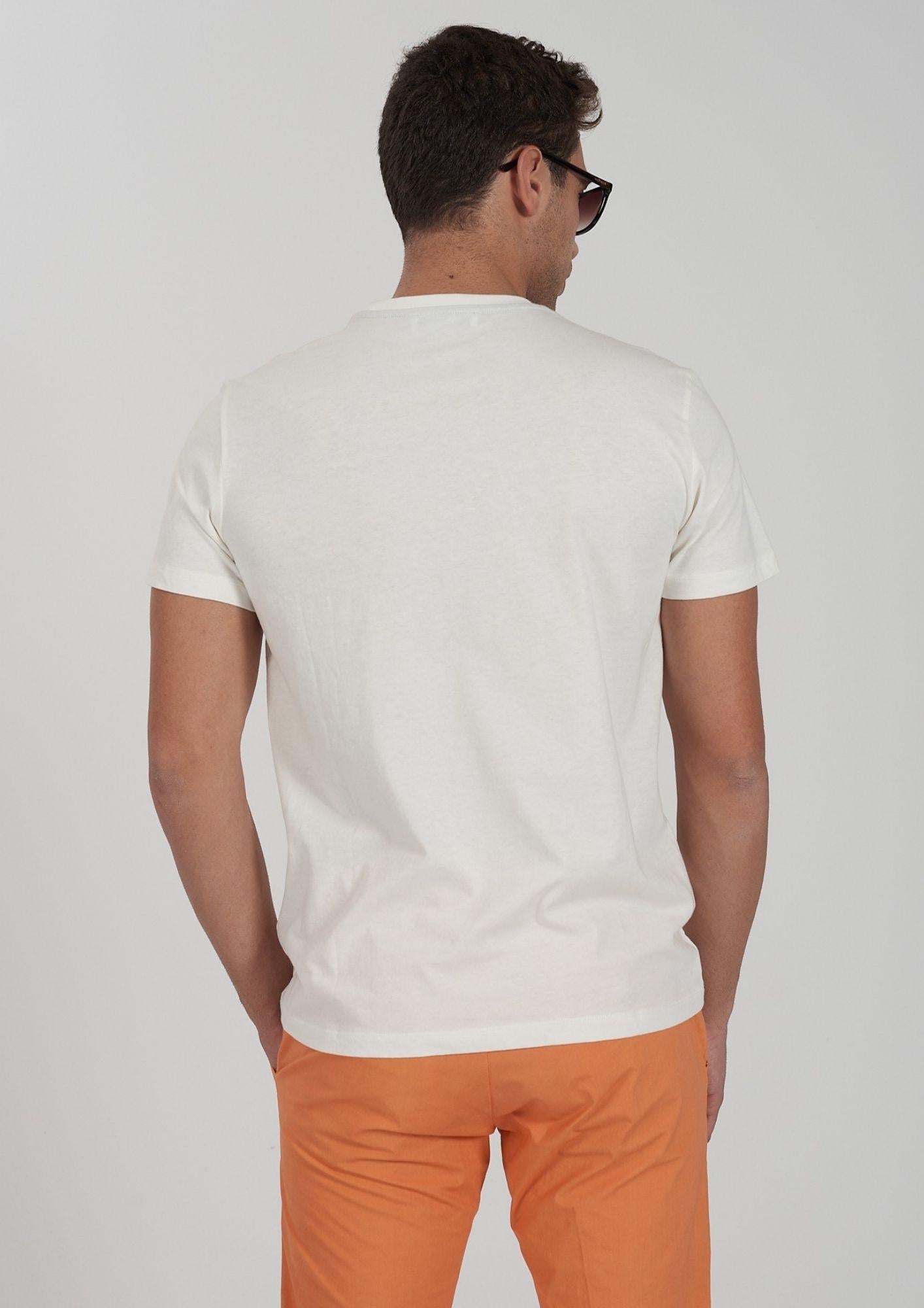 Yes Zee T-Shirt Uomo Bianca T727 SG04 0127 YES ZEE