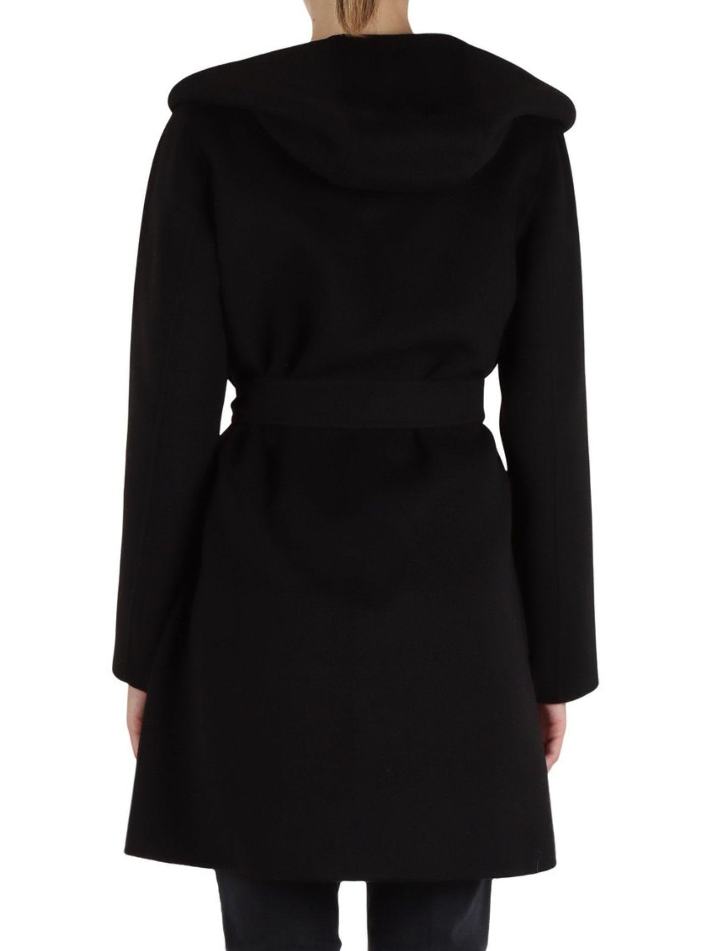 Emme Marella Cappotto Donna Oblato Nero 2525016011200 008 EMME MARELLA