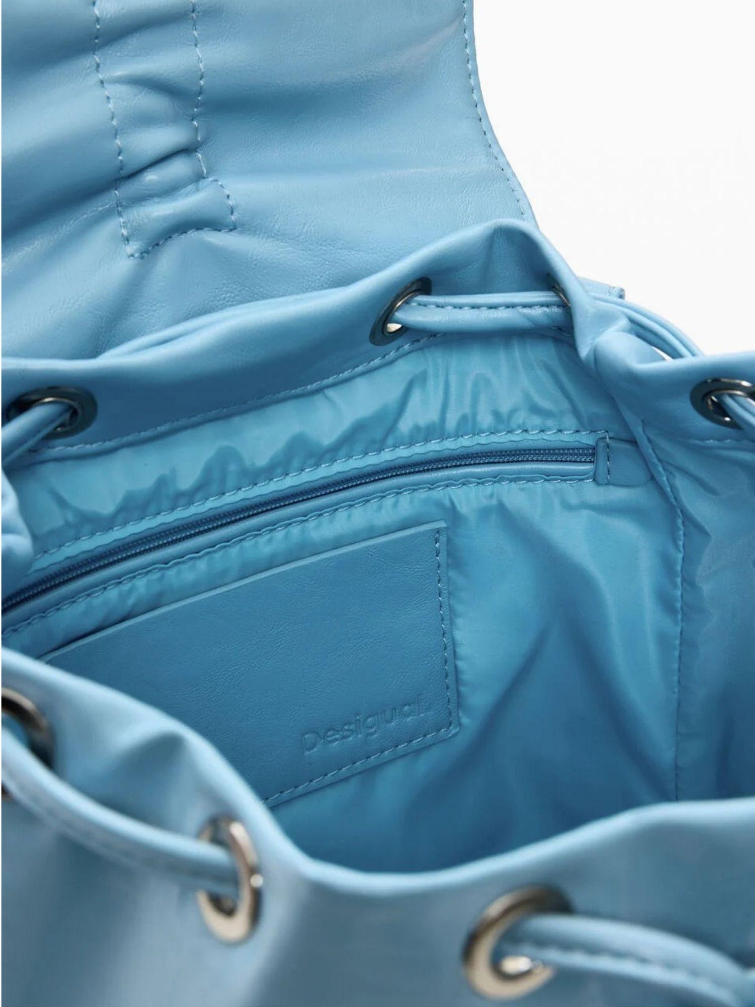 Desigual Zaino Donna Bag Rodio Prisa Shorty Sky Blu 26SAKP45 5048 DESIGUAL