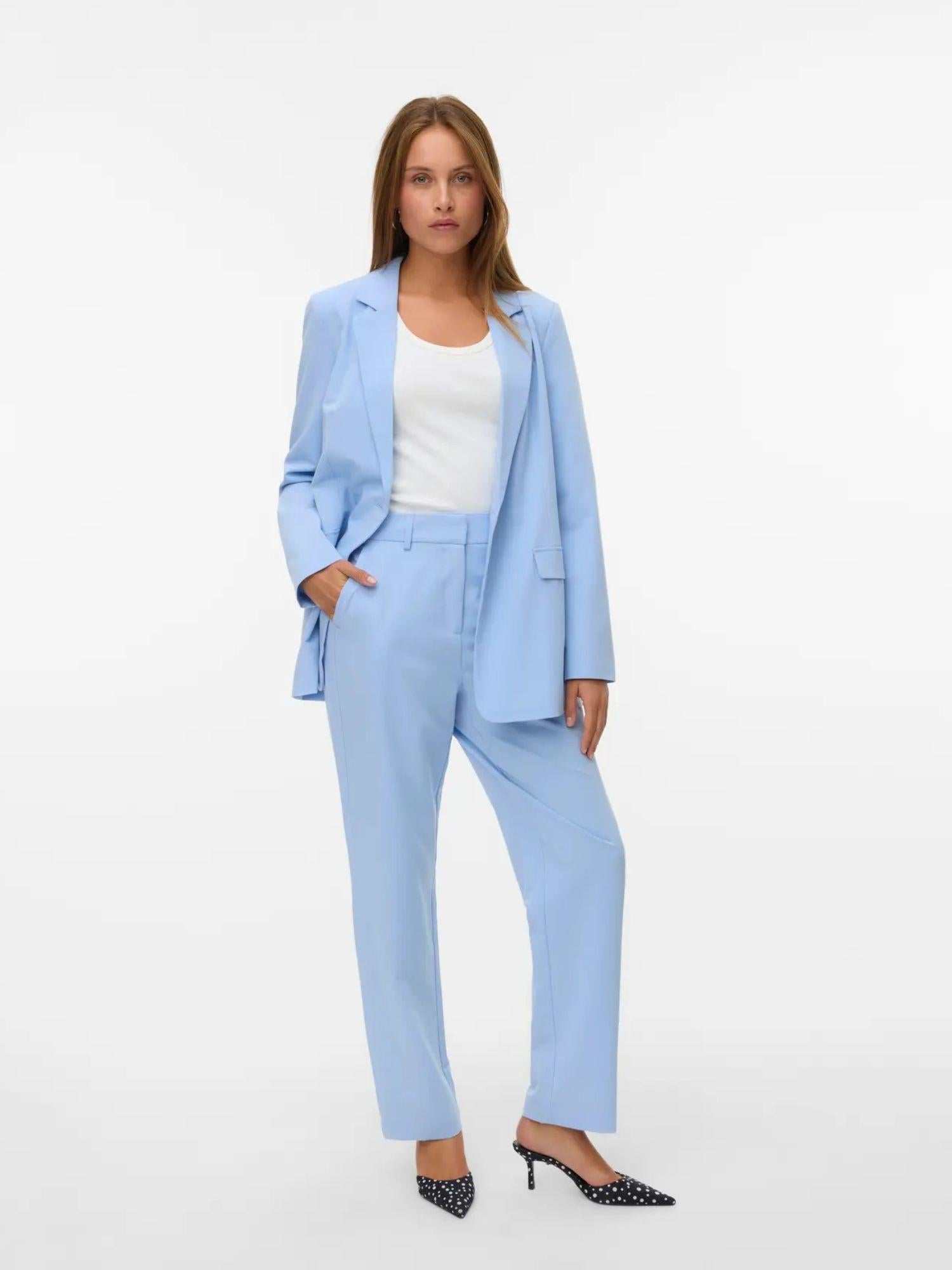 Vero Moda Pantaloni Donna Brunnera Blue VMZelda 10261257 Brunnera Blue VERO MODA