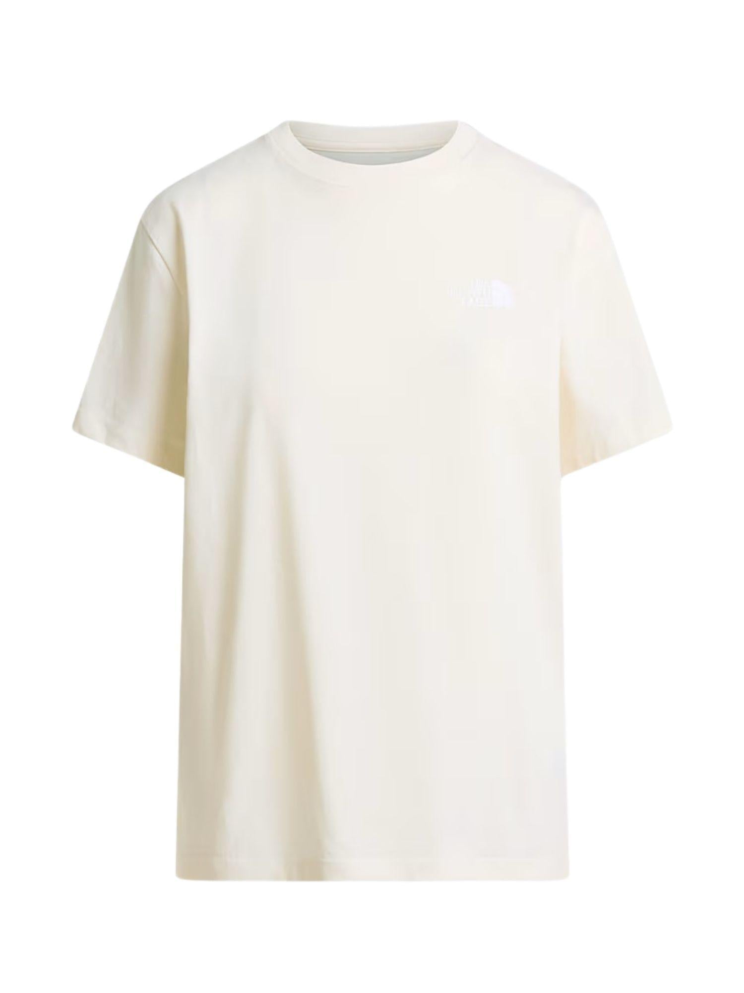 The North Face T-Shirt Donna White Dune Evolution NSE Box Relaxed NF0A8B6W QLI THE NORTH FACE