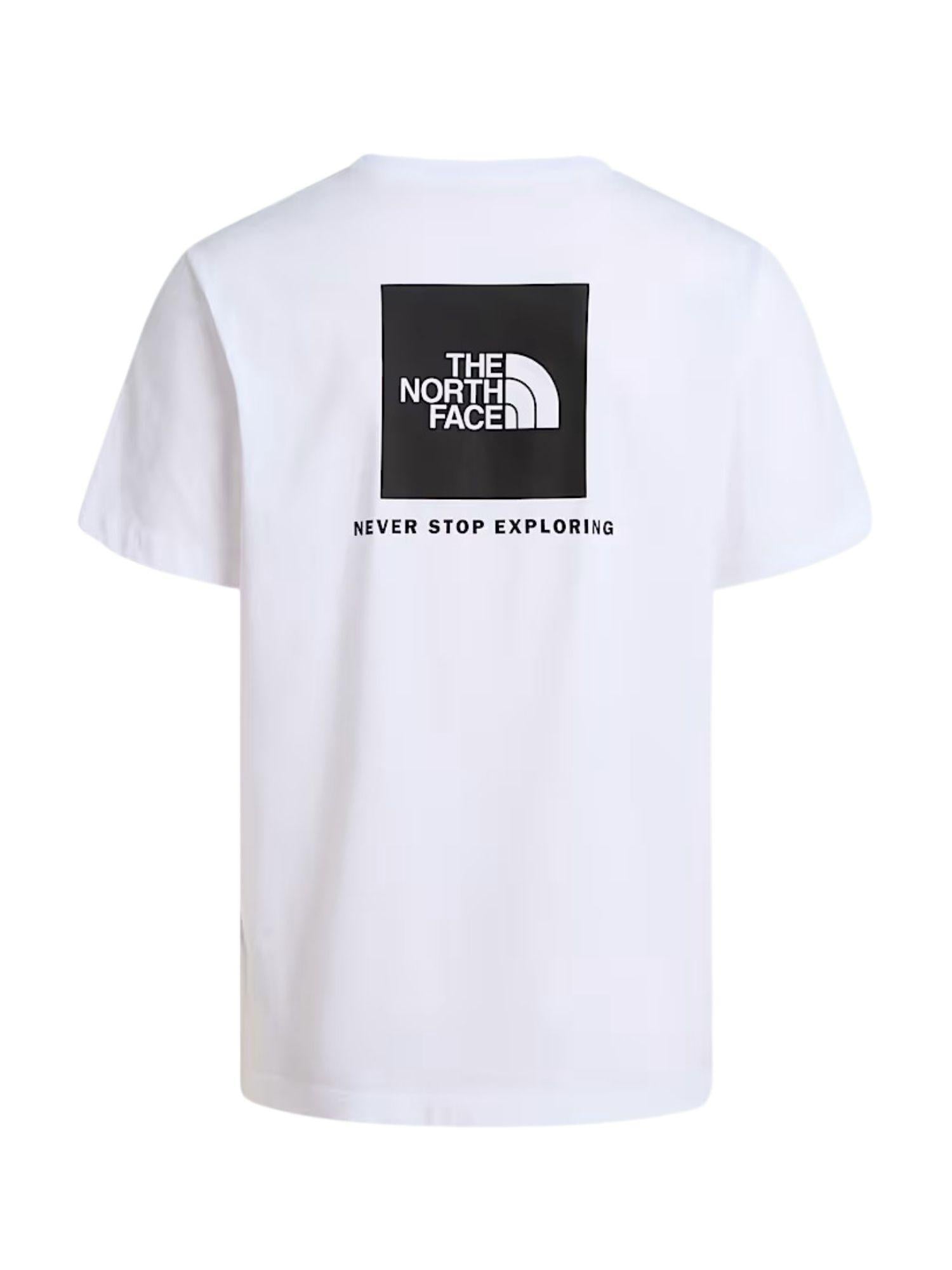 The North Face T-Shirt Uomo Bianca Evolution NSE Box Regular NF0A8B6K FN4 THE NORTH FACE
