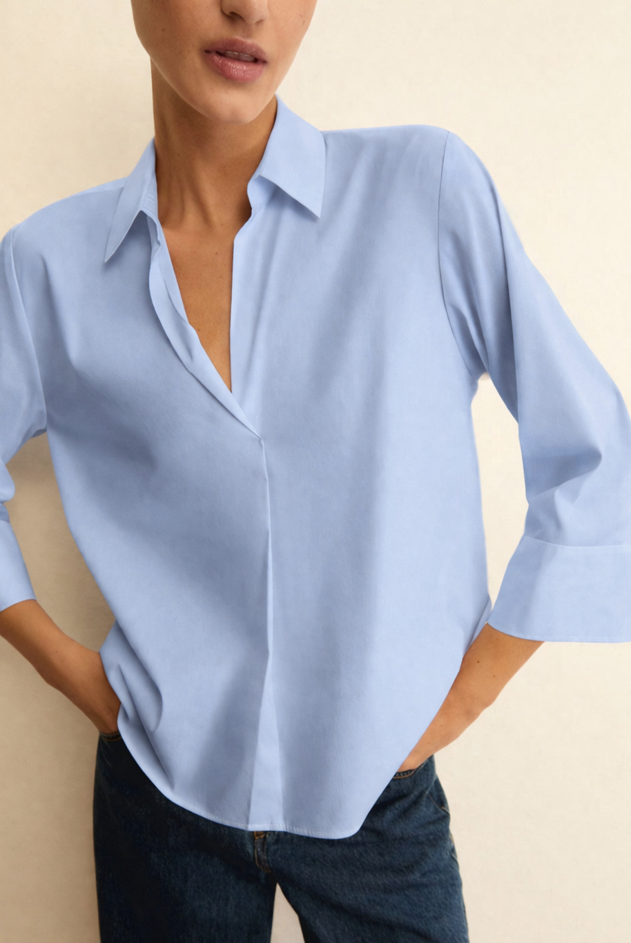 Emme Marella Blusa Donna Emmadorno Azzurra 2615111091200 003 EMME MARELLA