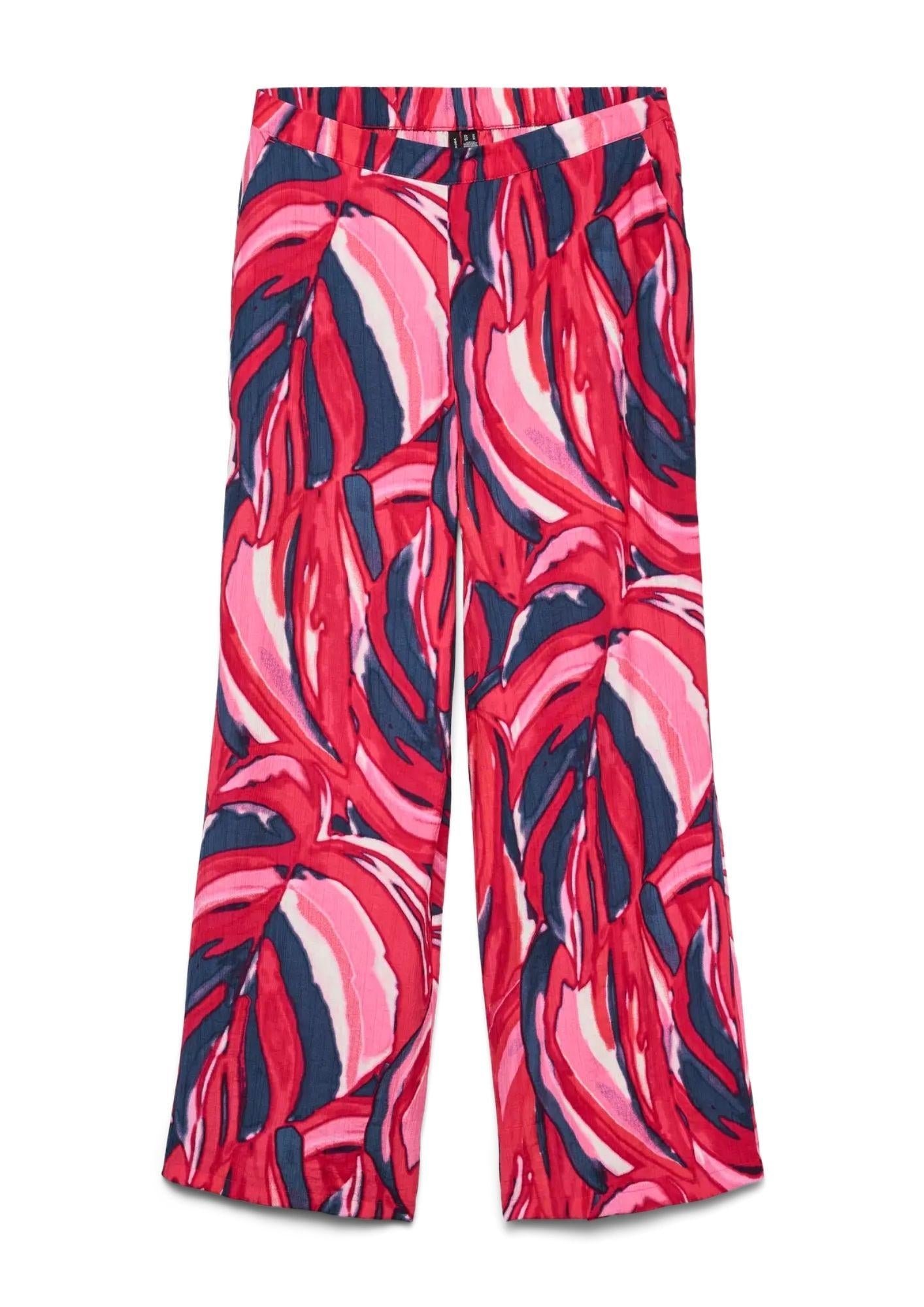 Vero Moda Pantalone Donna Vera Viola Fantasia 10338759 Jazzy Violet VERO MODA