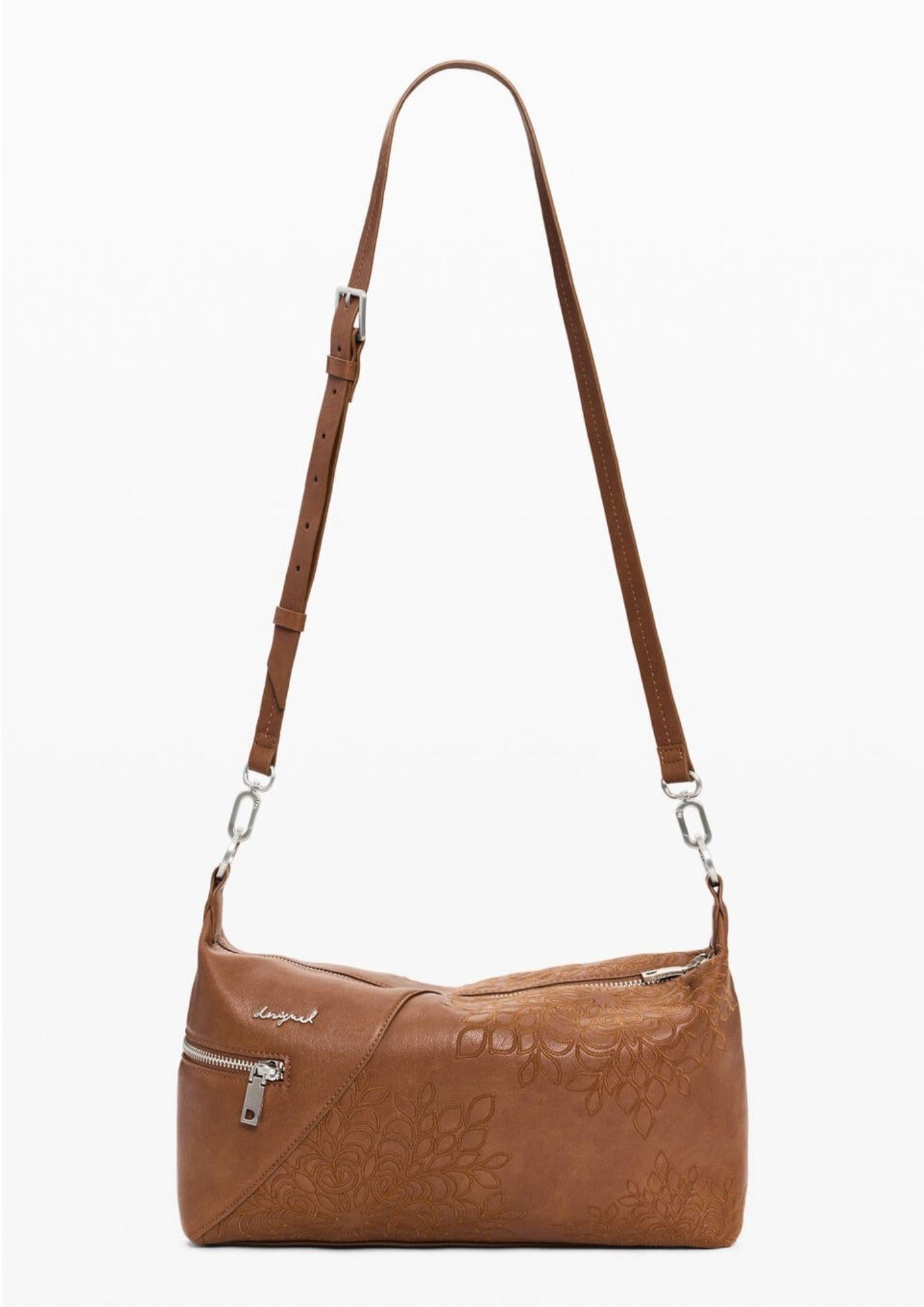 Desigual Borsa Donna Bag Sierra Camel Hunting Ton Marrone 26SAXPB6 6011 DESIGUAL