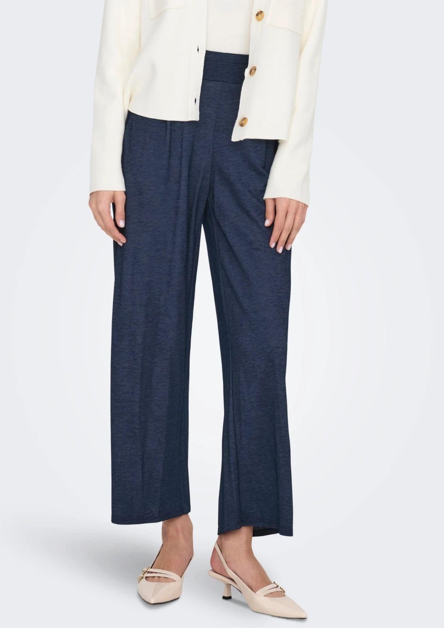 Jacqueline De Yong Pantalone Donna Birdie Blu 15320882 Black Iris JACQUELINE DE YONG