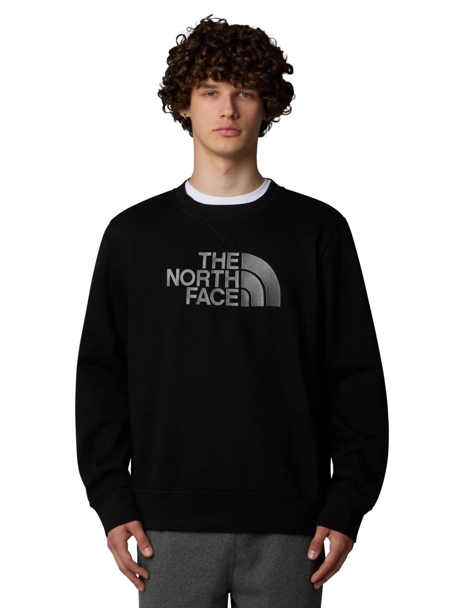 The North Face Felpa Uomo Drew Peak Nero NF0A89EK JK3 THE NORTH FACE